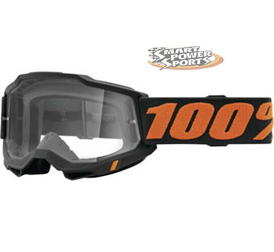 CLEAR or MIRROR LENS Goggles 100% ACCURI 2 Goggles Offroad MX Moto SXS MTB