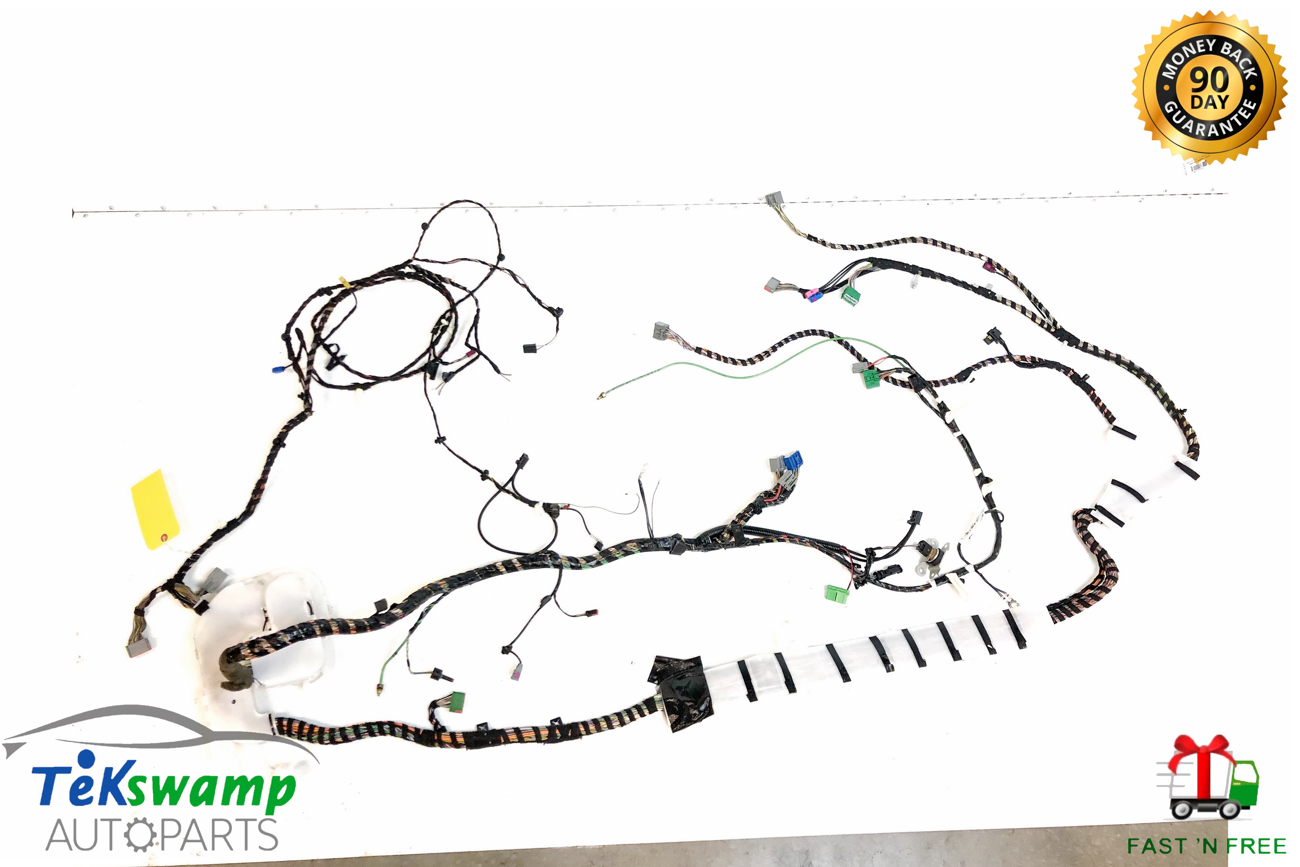 10-12 Jaguar XJ Left LH Driver Side Interior Trunk Wiring Wire Harness