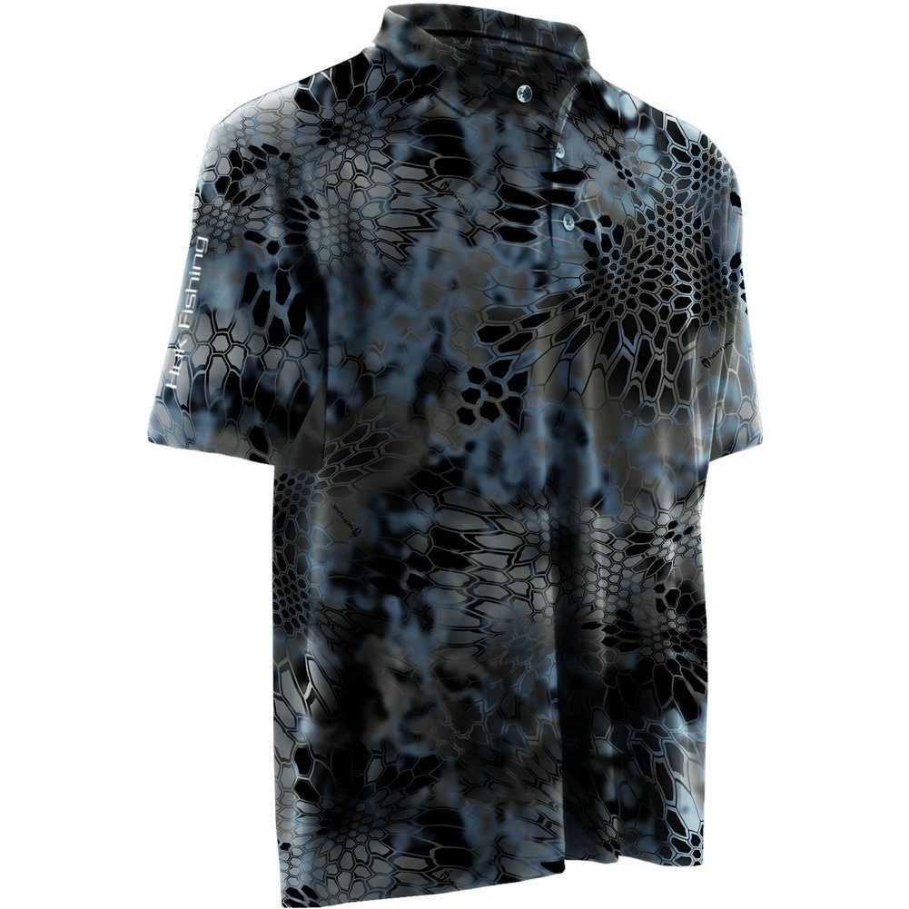 Huk Performance Fishing Black Icon Shirt Sz L NEW NWT