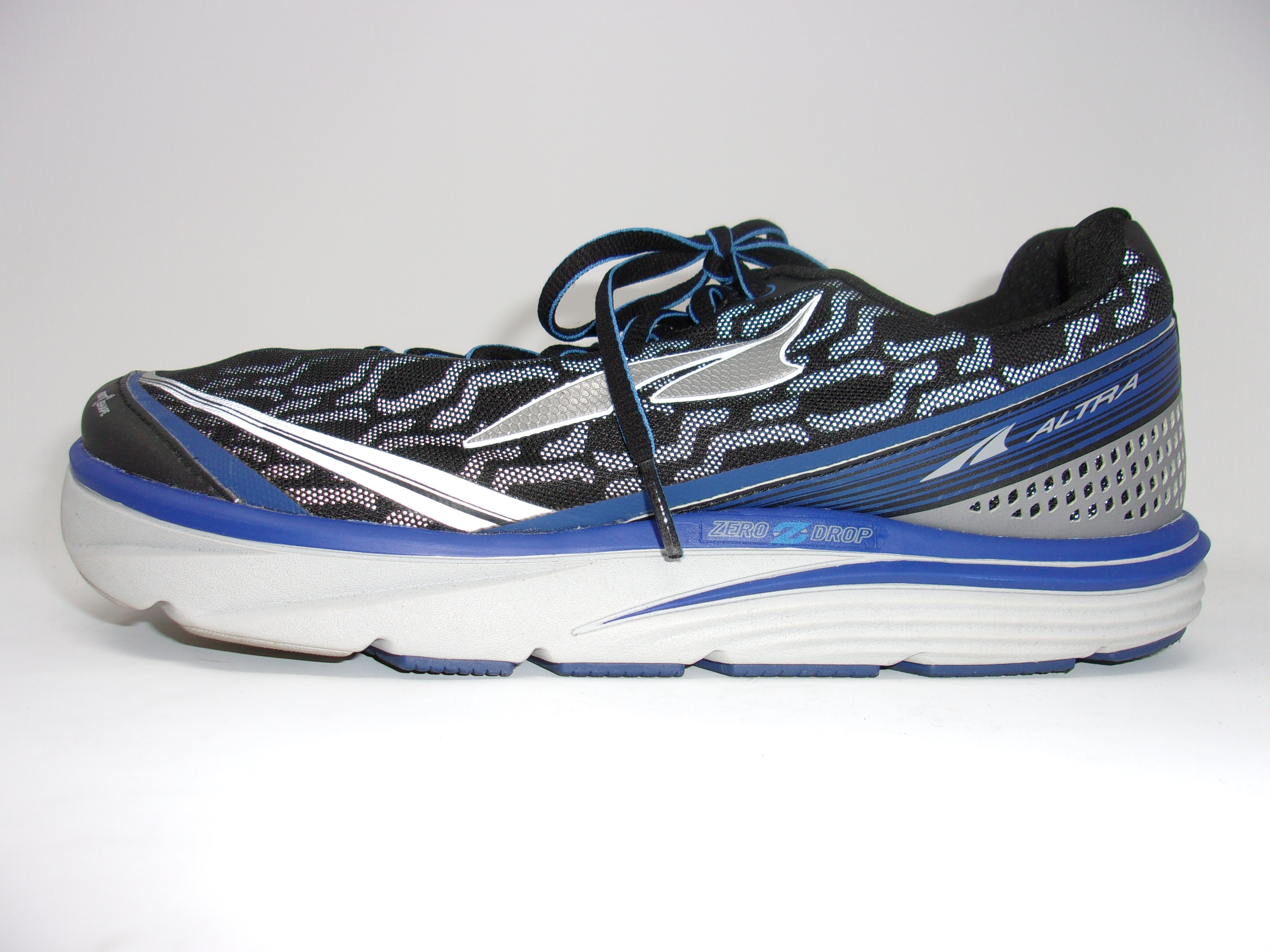 Altra Torin IQ Men�s Road Running Shoe, Black/Blue, 8 US