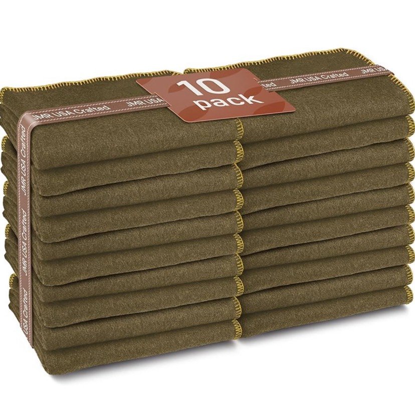 Bulk Military Wool Blanket 62X80,66X90 Fire Retardant for Emergency 3.25/3.50 LB - Picture 53 of 57