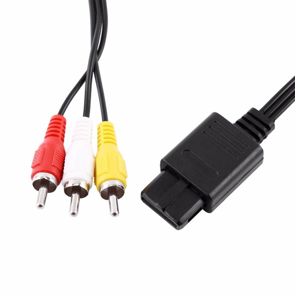 1-200 Lot For Nintendo 64 N64 Gamecube SNES AV Audio Video Cord Wire Cable A/V - Picture 17 of 20