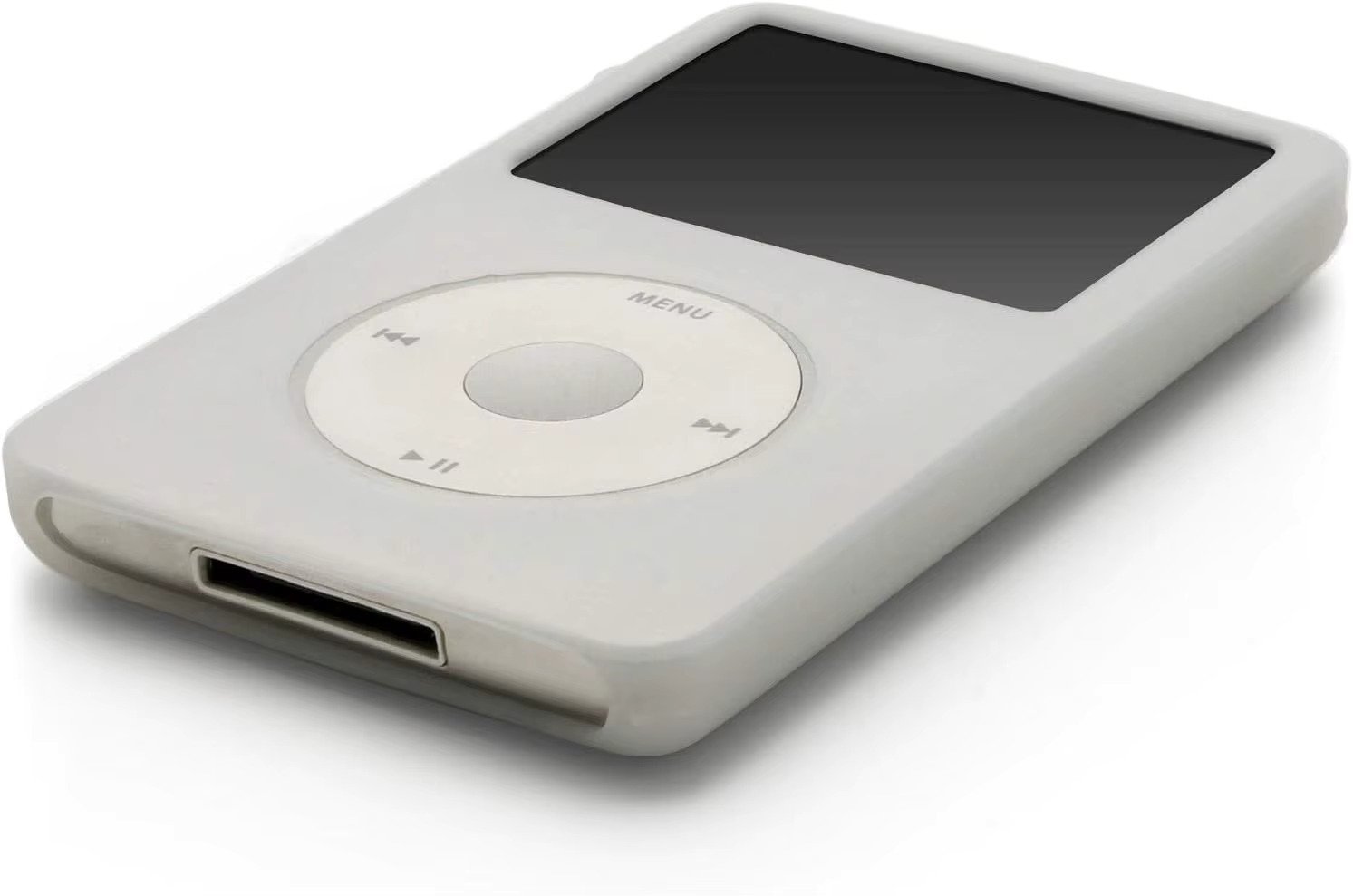 Custodia Silicone per Apple iPod Classic 5°/6°/7° Spessore Colori - Nero/Bianco - Foto 12 di 12
