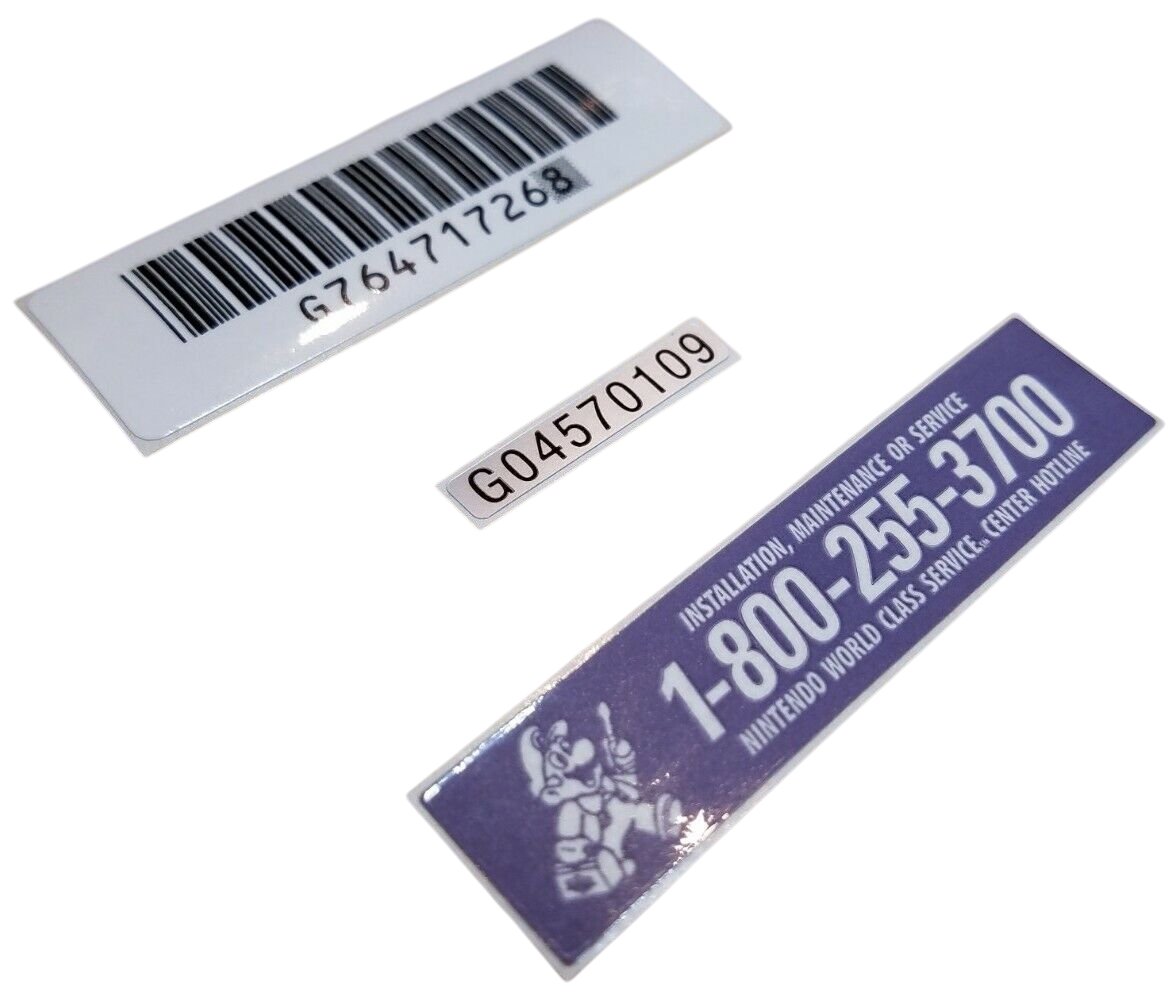 Nintendo / Game Boy etichetta di ricambio sticker sistema GBC GBA SP DS LITE 3DS GBP - Foto 13 di 25