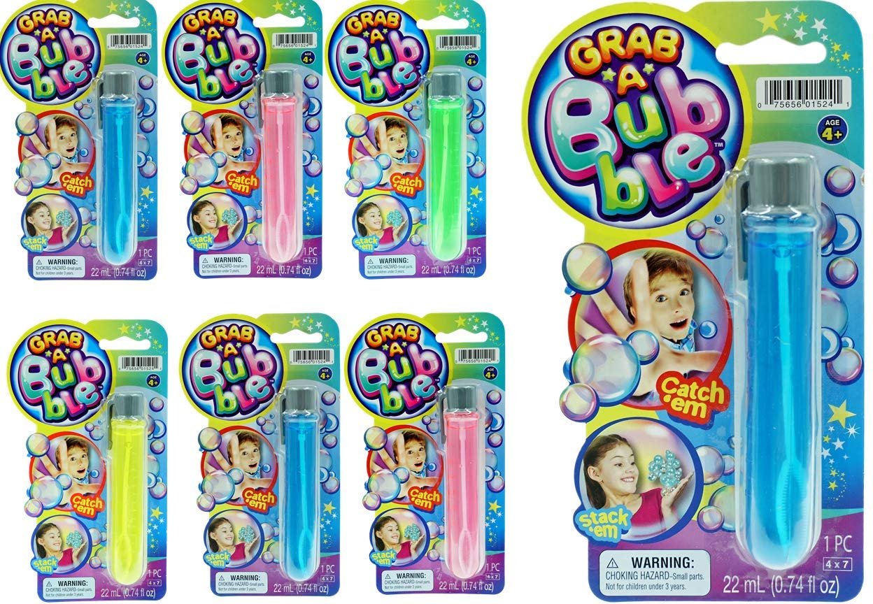 JA-RU Grab a Bubble - Berührbarer Mini Blasen Stab Spielzeug (6er Pack verschiedene Farben)... - Bild 7 von 8