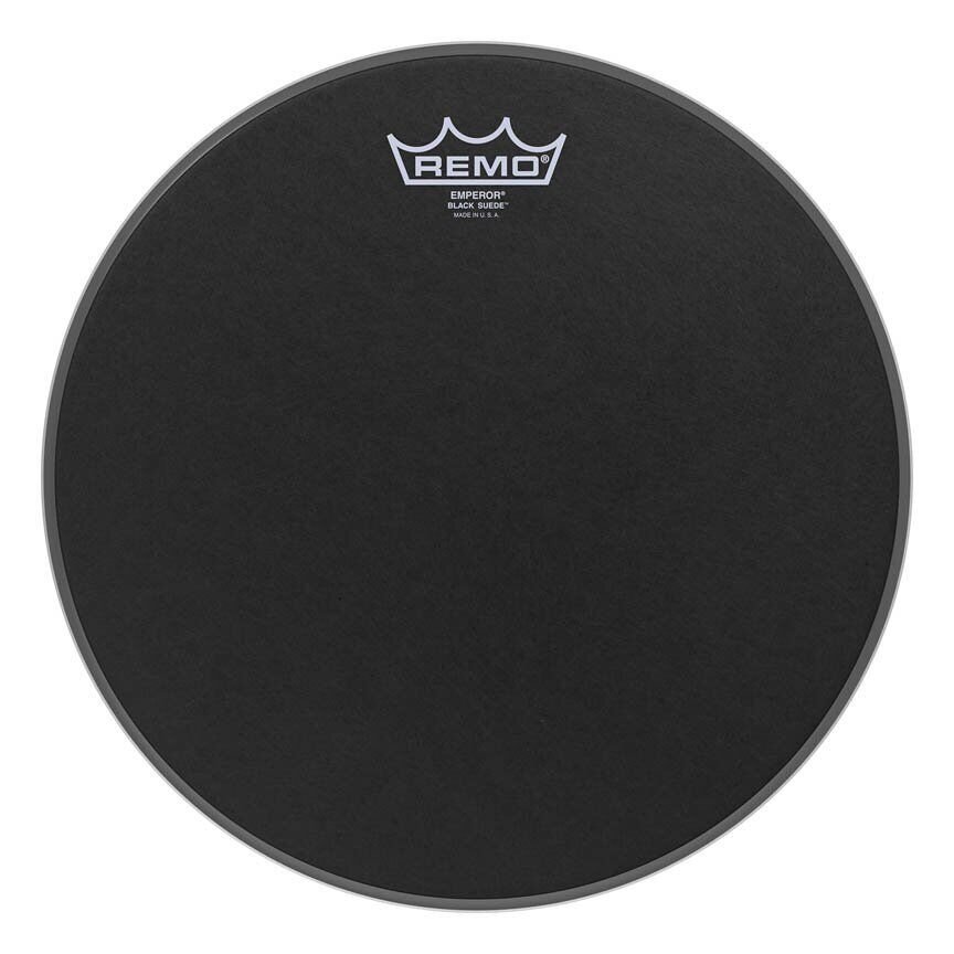 Remo BE-0812-ES 12” Batter Head Emperor Black Suede
