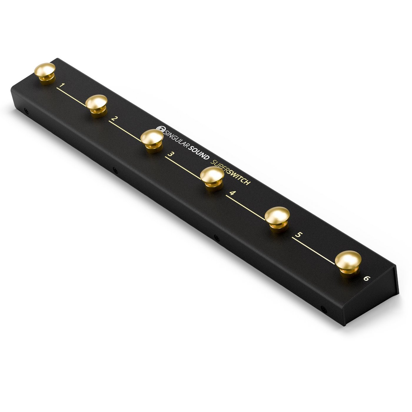 Singular Sound 6-Button Silent Programmable Footswitch – SuperSwitch