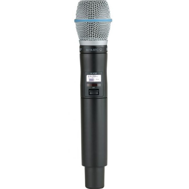 Shure ULXD2/B87C‑H50 Digital Wireless Handheld Transmitter w/ Beta 87C Capsule
