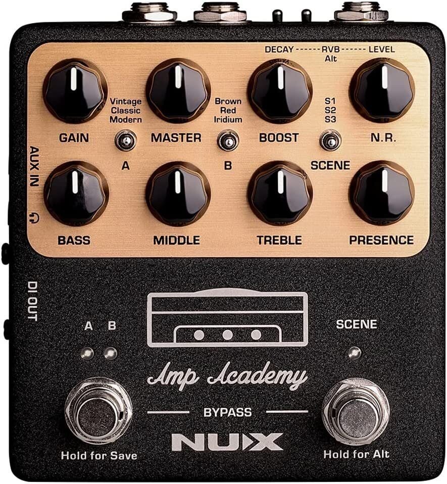 NUX NGS-6 Academy Amp Modeler Guitar Pedal w/ 1024 Samples IR  - New Open Box