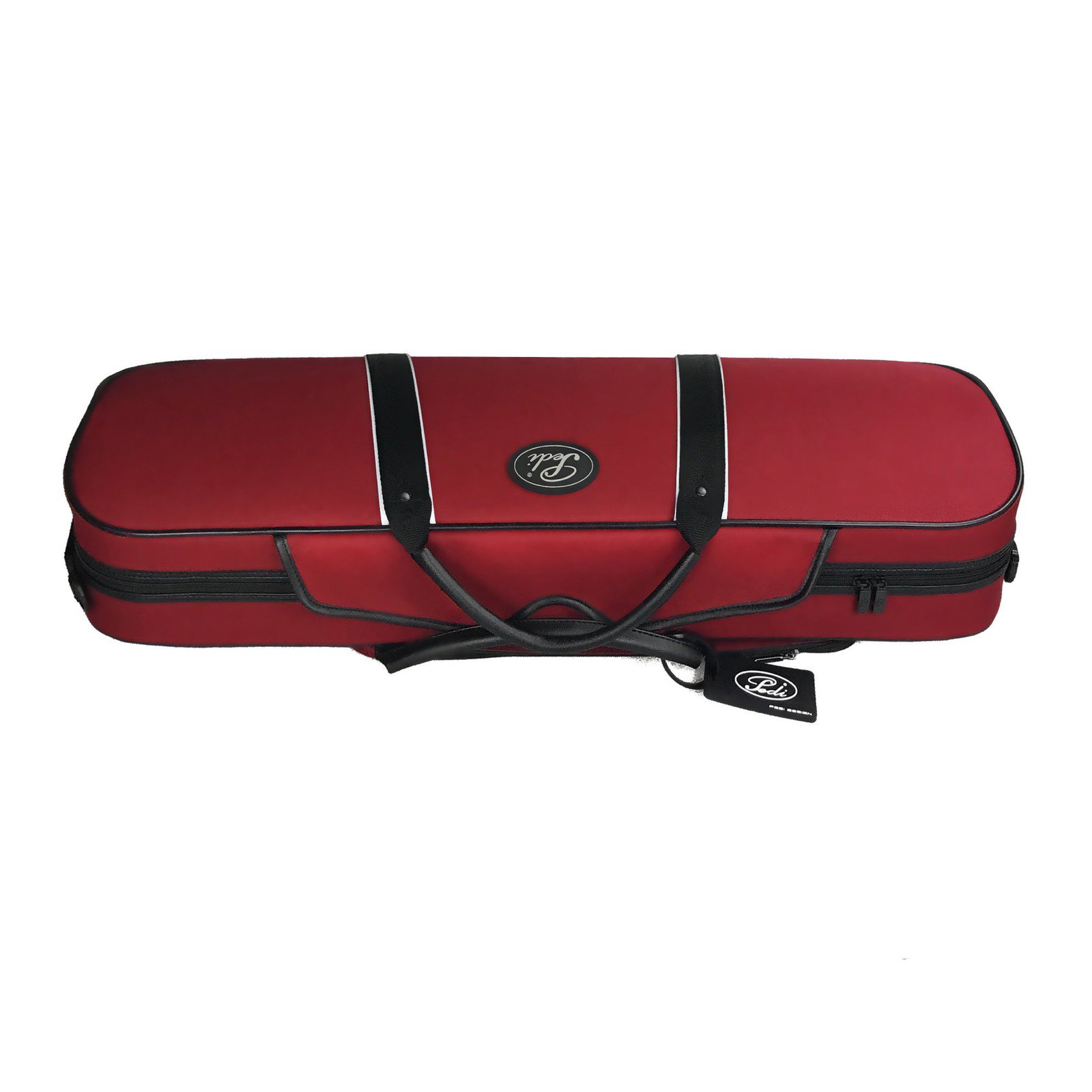 Pedi NiteFlash Viola Case 16.5" Red w/ Reflective Strips