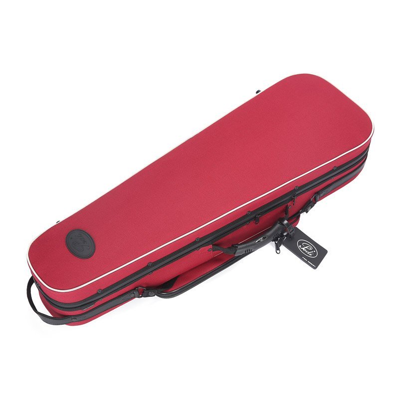 Pedi NiteFlash Superlite Violin Case 4/4 Red w/ Steel-Shield & Water-Resistant