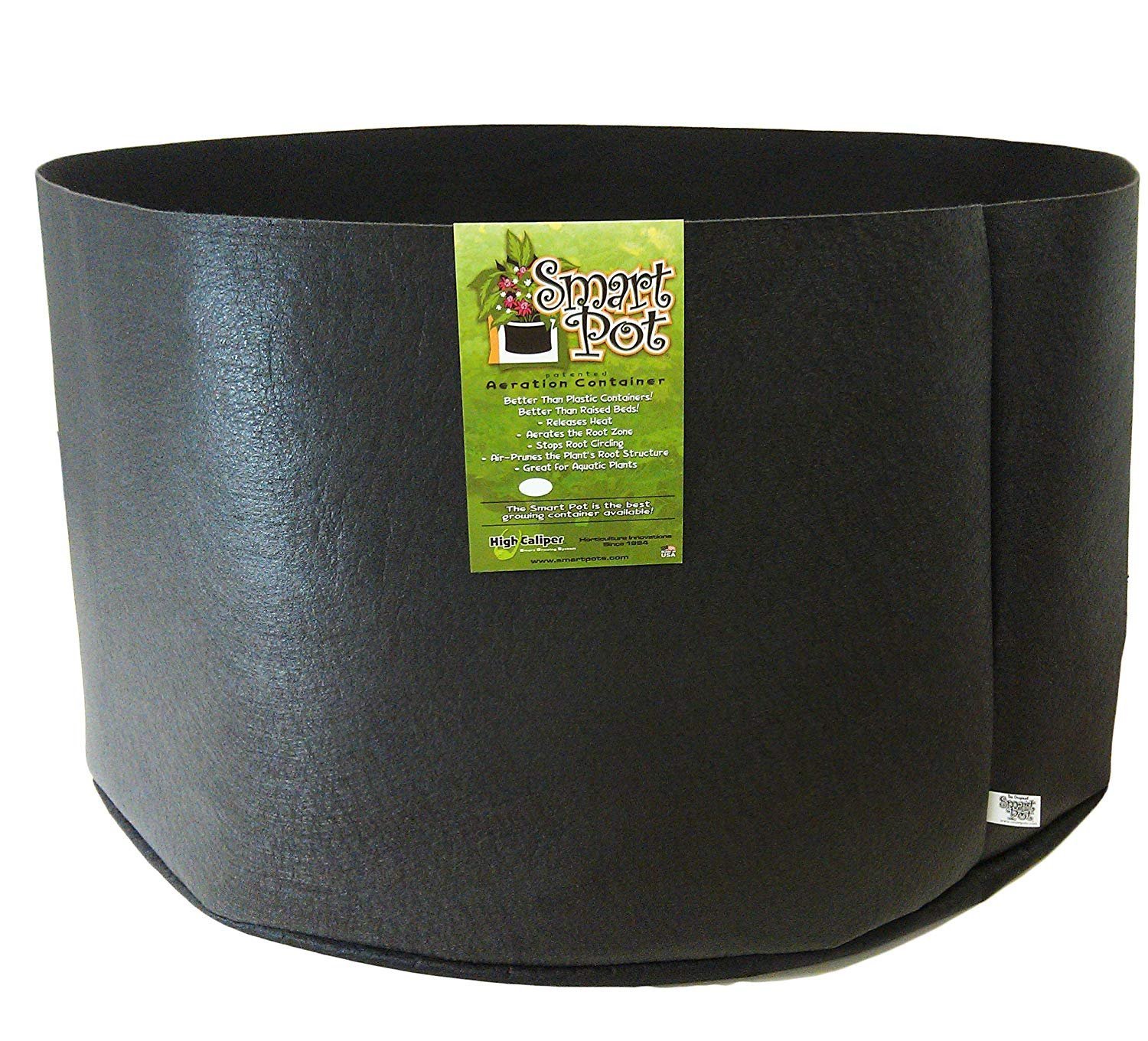 Smart Pots 7 to 200 Gallon Soft-Sided Container, Black фото.