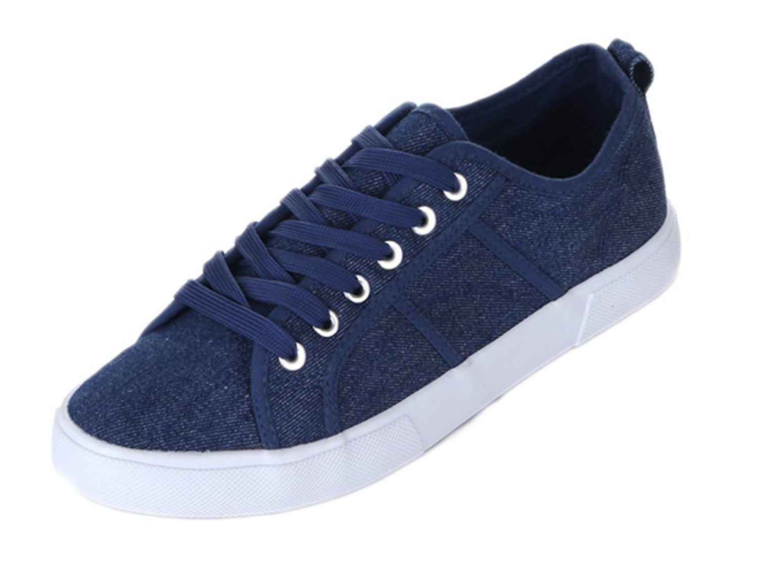 Womens Low Top Canvas Tennis Sneaker Shoe Basic Athletic | eBay