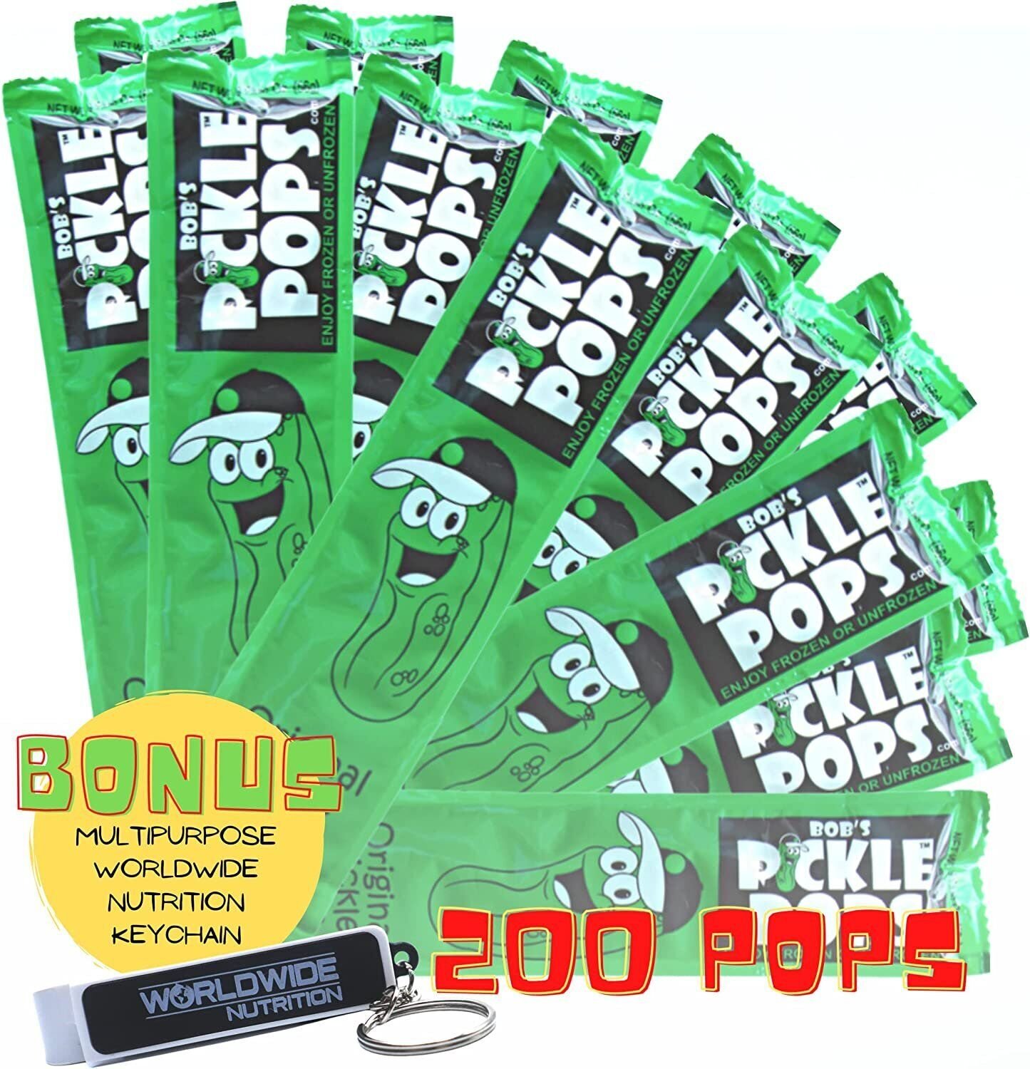 Eneldo original deportivo Bobs Pickle Pops - 6 pops (2 oz cada uno) por bolsa para hidratación - Imagen 27 de 27
