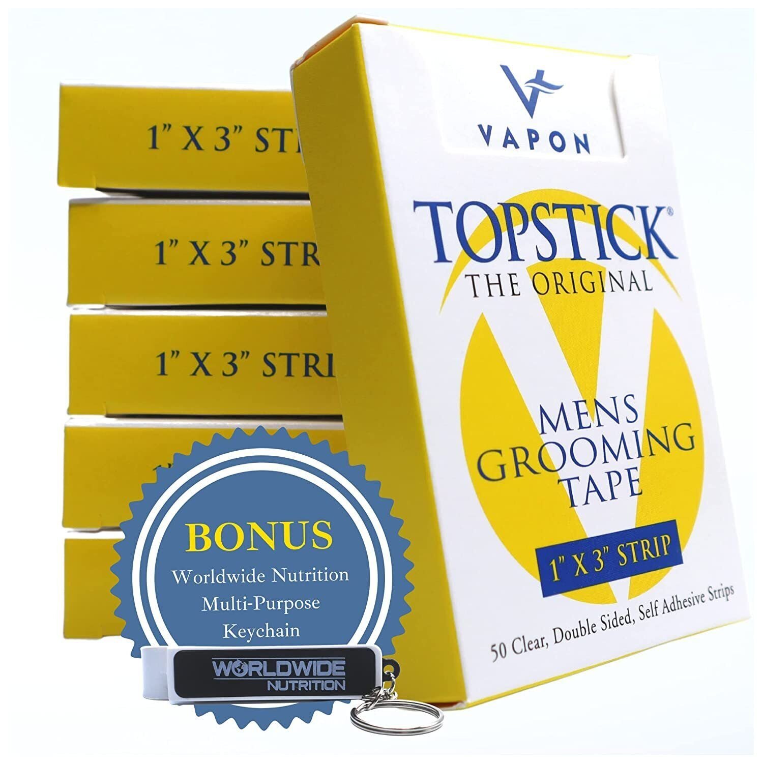 Cinta de aseo original para hombre Vapon Topstick para tupé o peluquería - transparente - Imagen 27 de 30