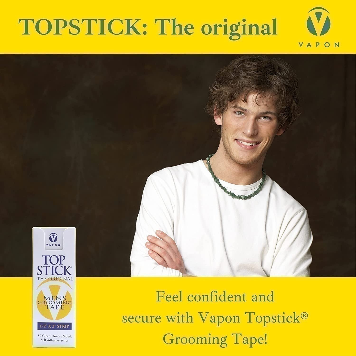 Cinta de aseo original para hombre Vapon Topstick para tupé o peluquería - transparente - Imagen 11 de 30
