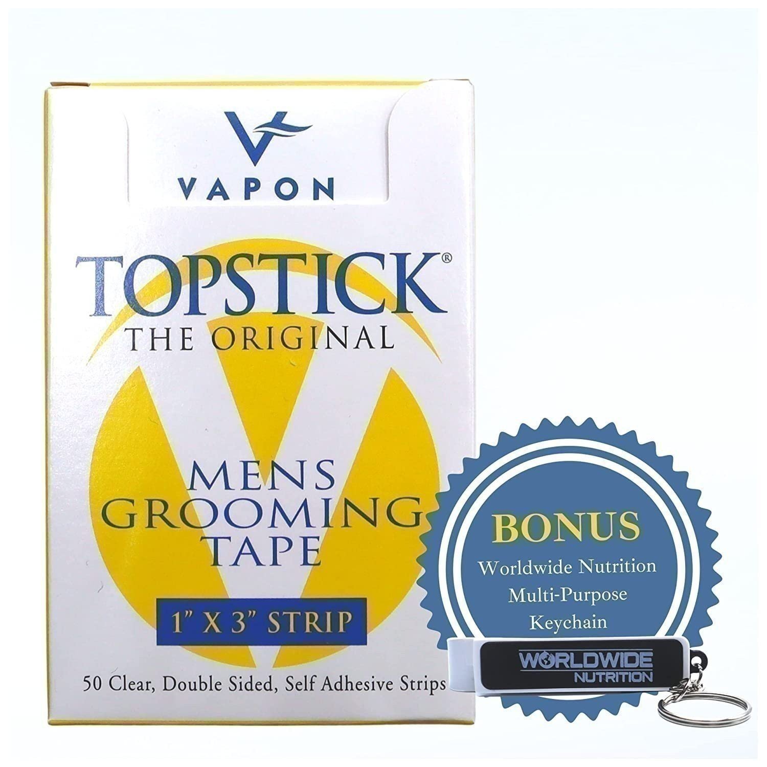 Cinta de aseo original para hombre Vapon Topstick para tupé o peluquería - transparente - Imagen 1 de 30