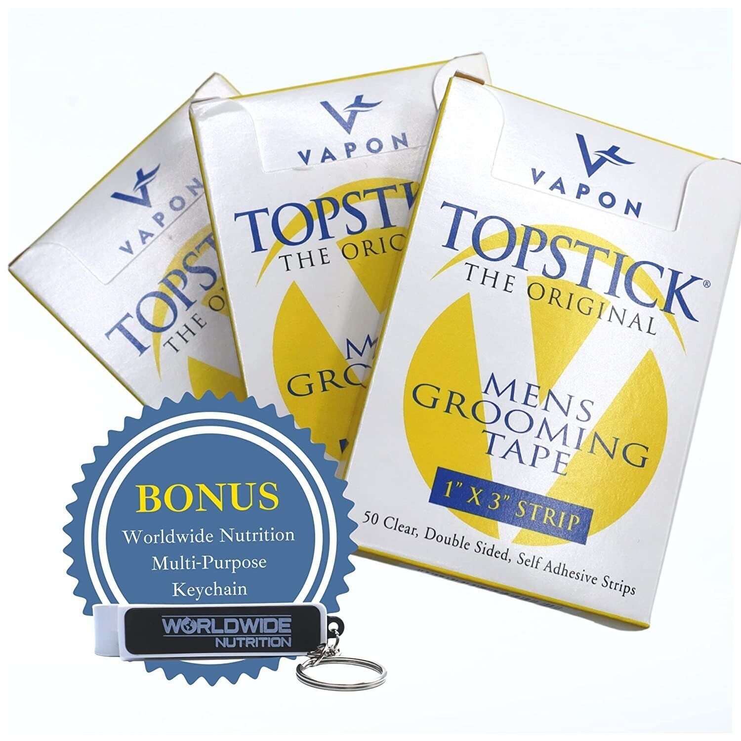 Cinta de aseo original para hombre Vapon Topstick para tupé o peluquería - transparente - Imagen 26 de 30