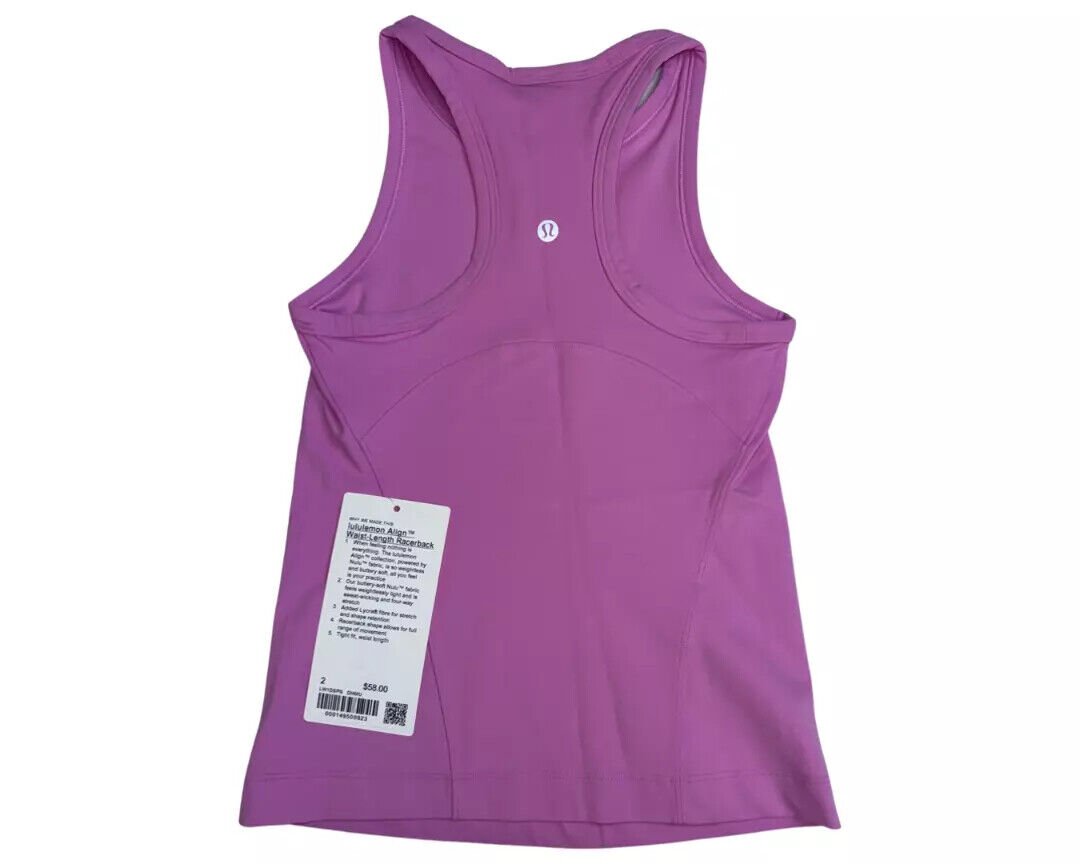 lululemon Align™ Waist-Length Racerback Tank Top. New with tag.