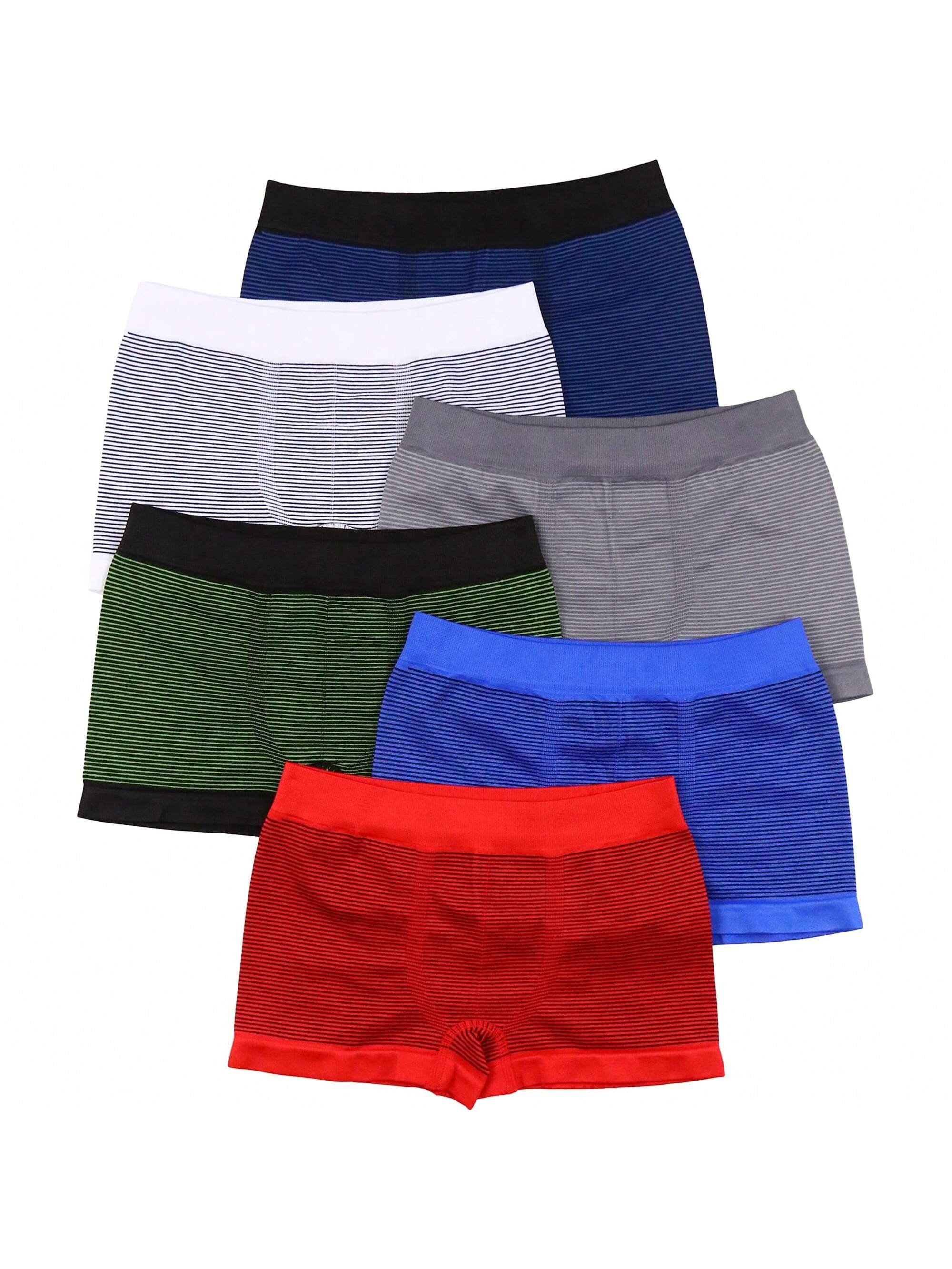 ToBeInStyle Boys' Pack Of 6 Seamless Pattern Printed Boxer Briefs - Picture 8 of 10