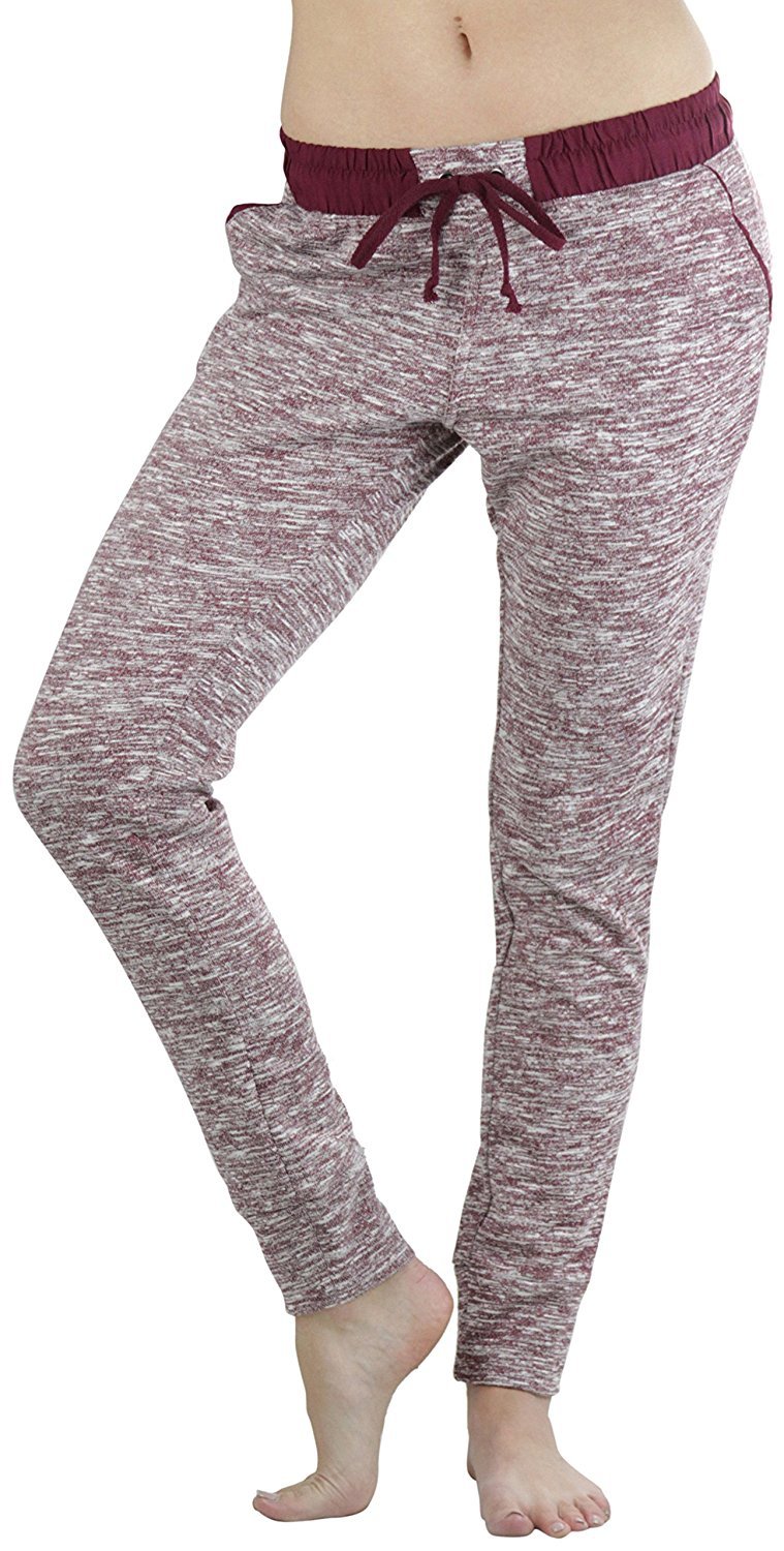 skinny terry jogger pants