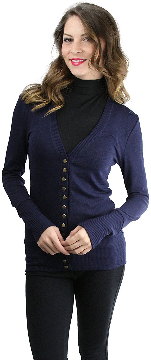 long sleeve button cardigan