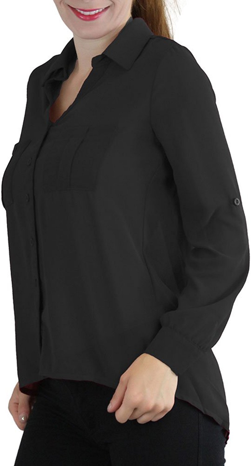 women's lightweight button down shirt