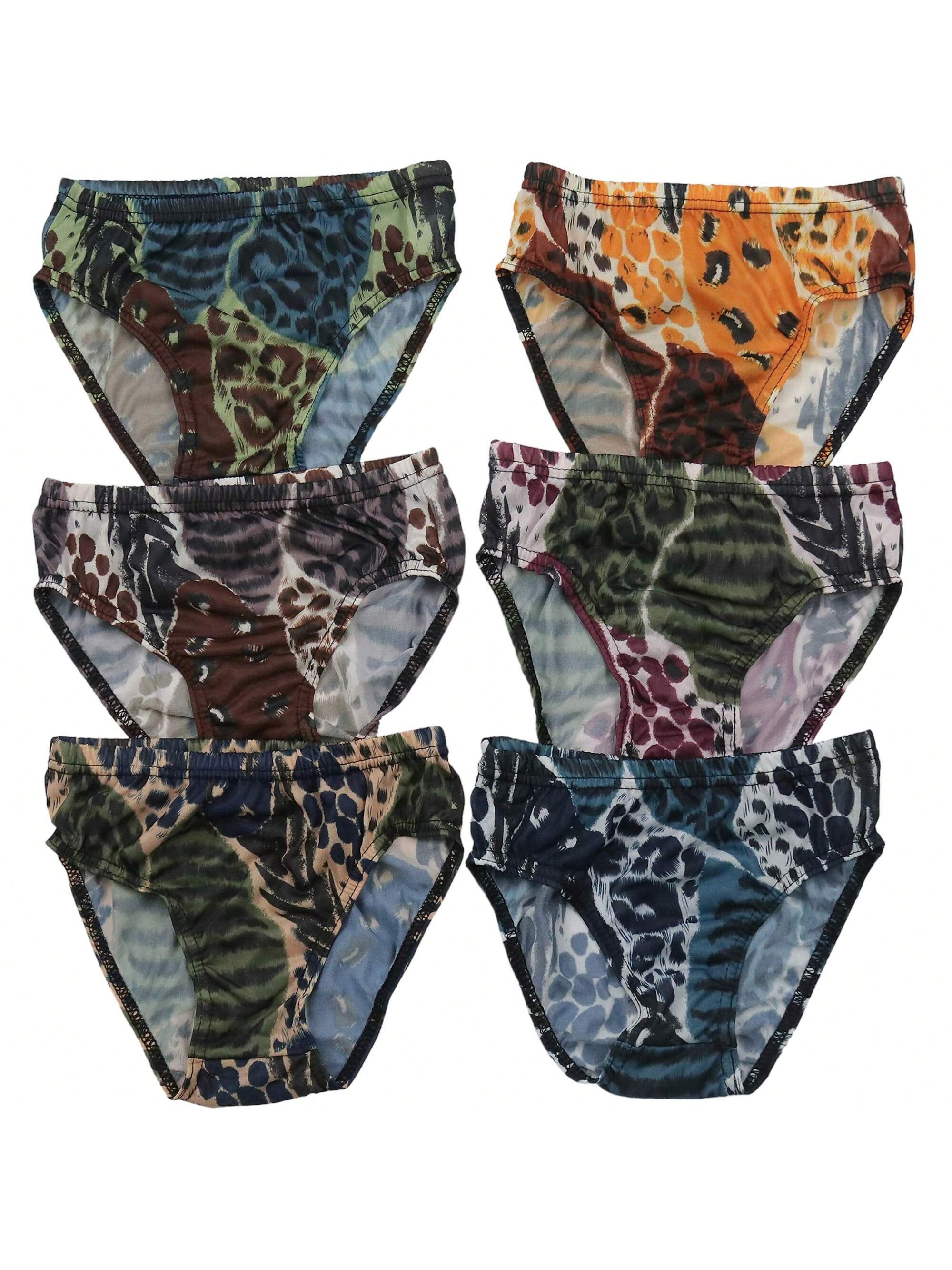 ToBeInStyle Boys' Pack Of 6 Cotton Or Nylon Assorted Brief Underwear - Picture 30 of 31