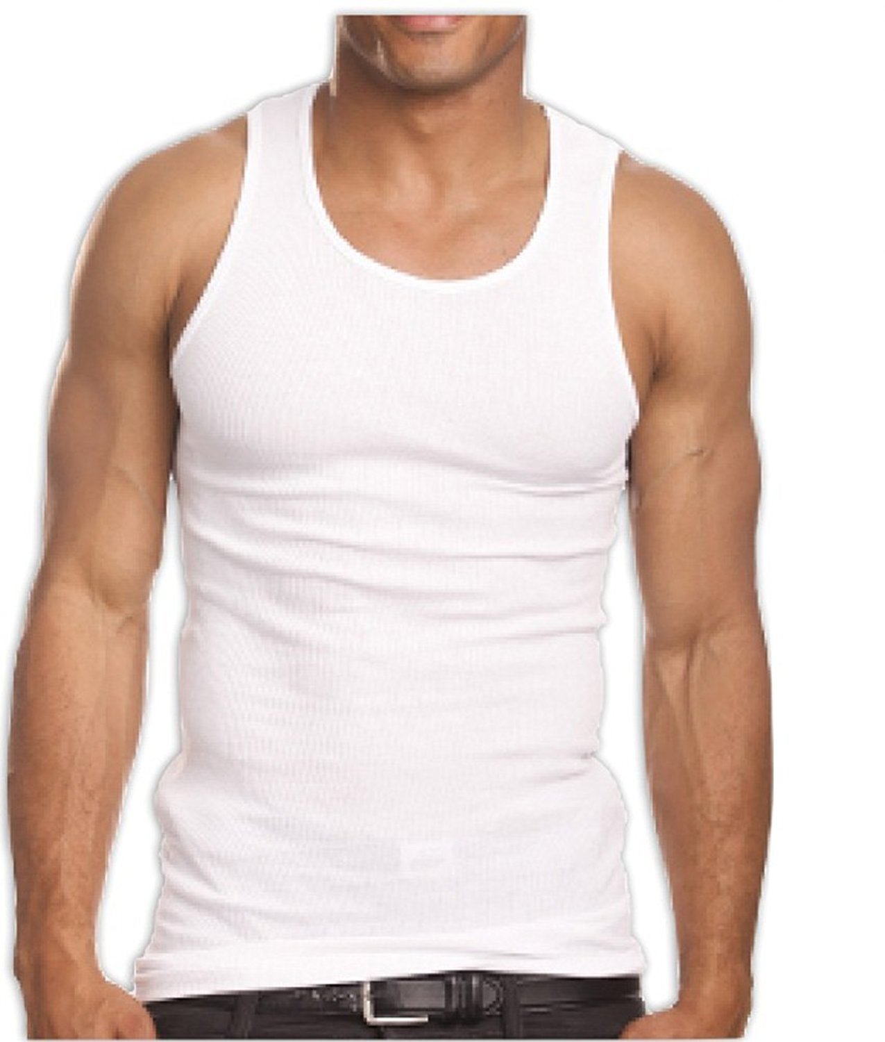 ToBeInStyle Mens A-Shirt Tank Top Undershirt 