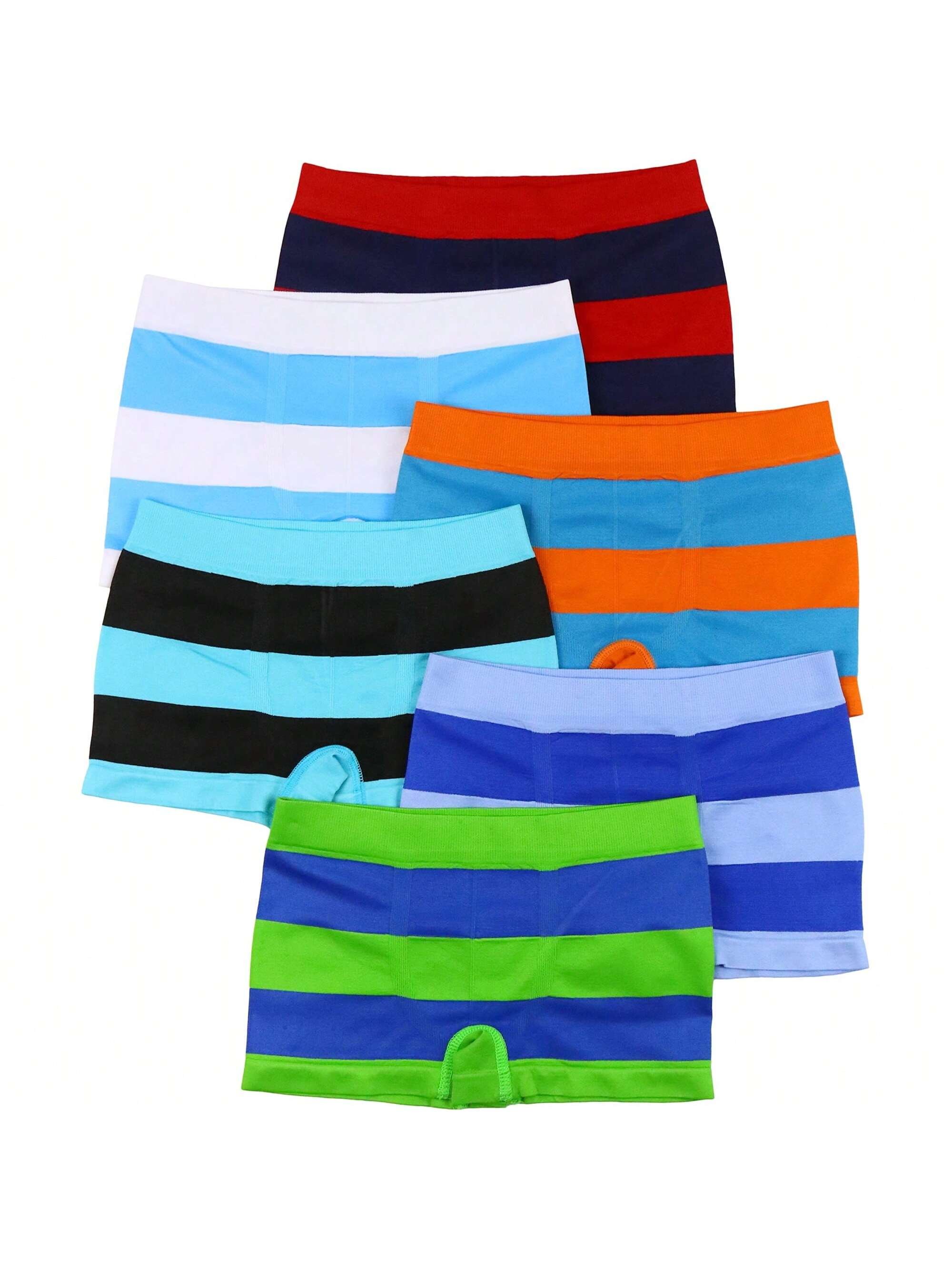 ToBeInStyle Boys' Pack Of 6 Seamless Pattern Printed Boxer Briefs - Picture 9 of 10