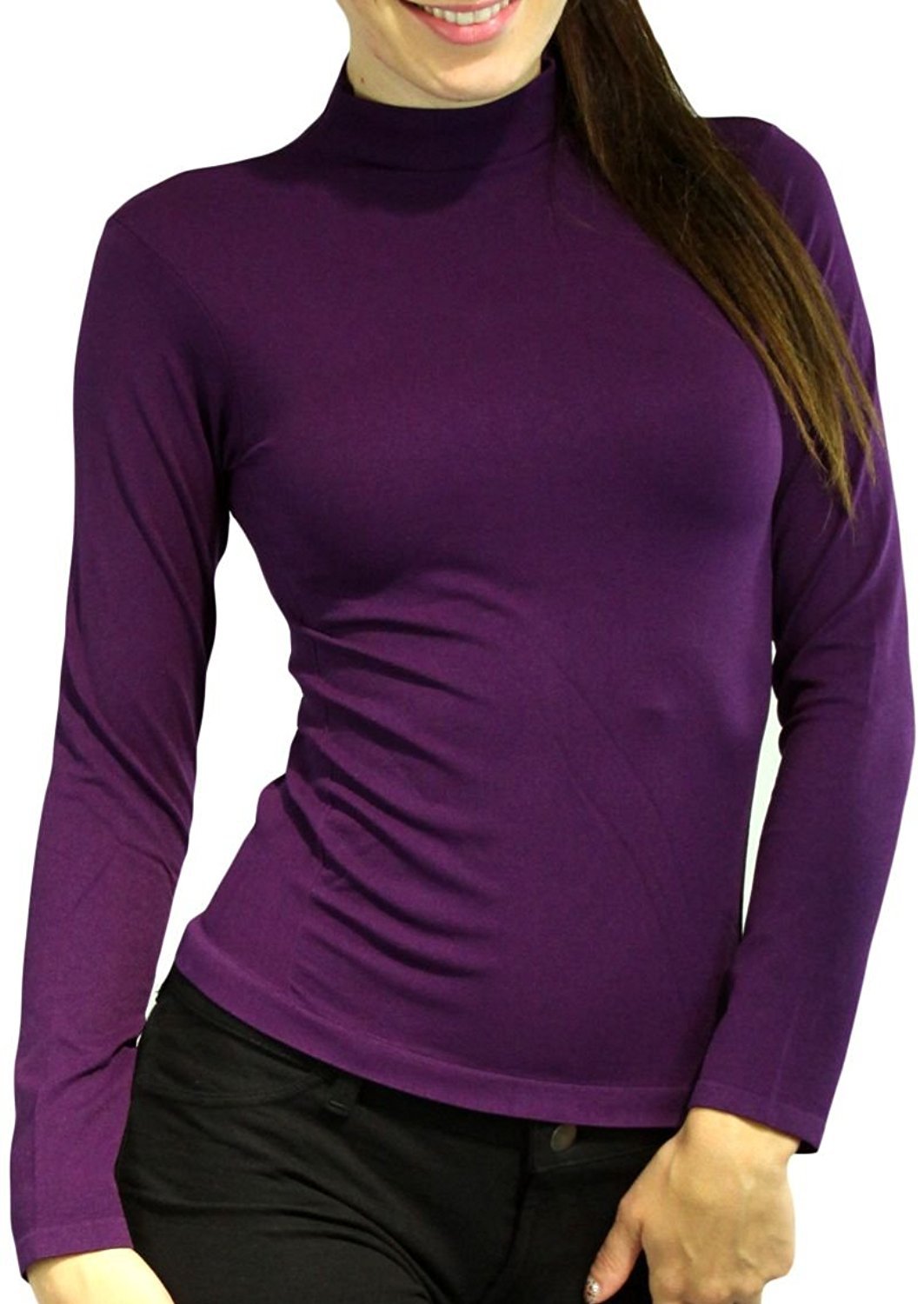 turtleneck t shirt long sleeve