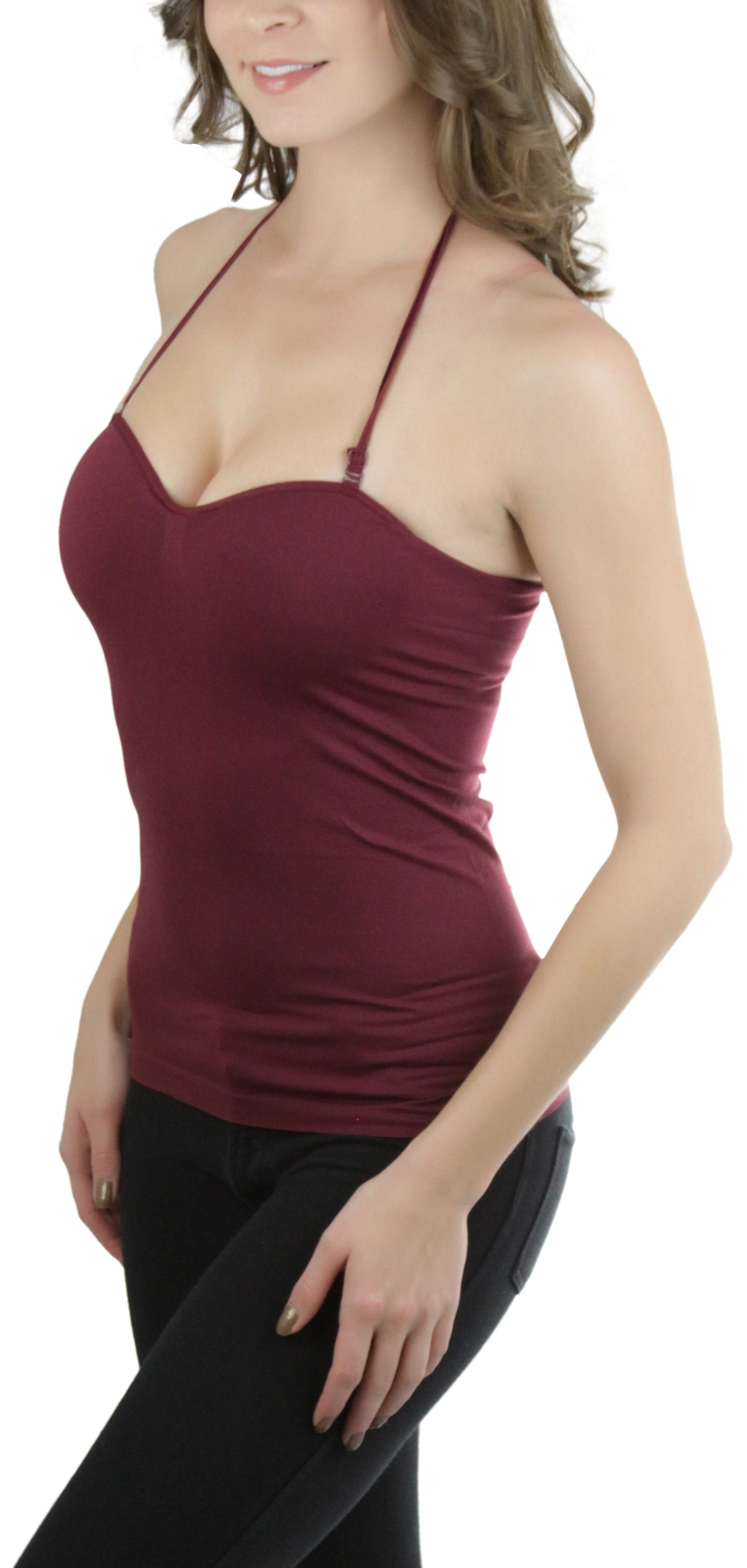 silk camisole with built in bra