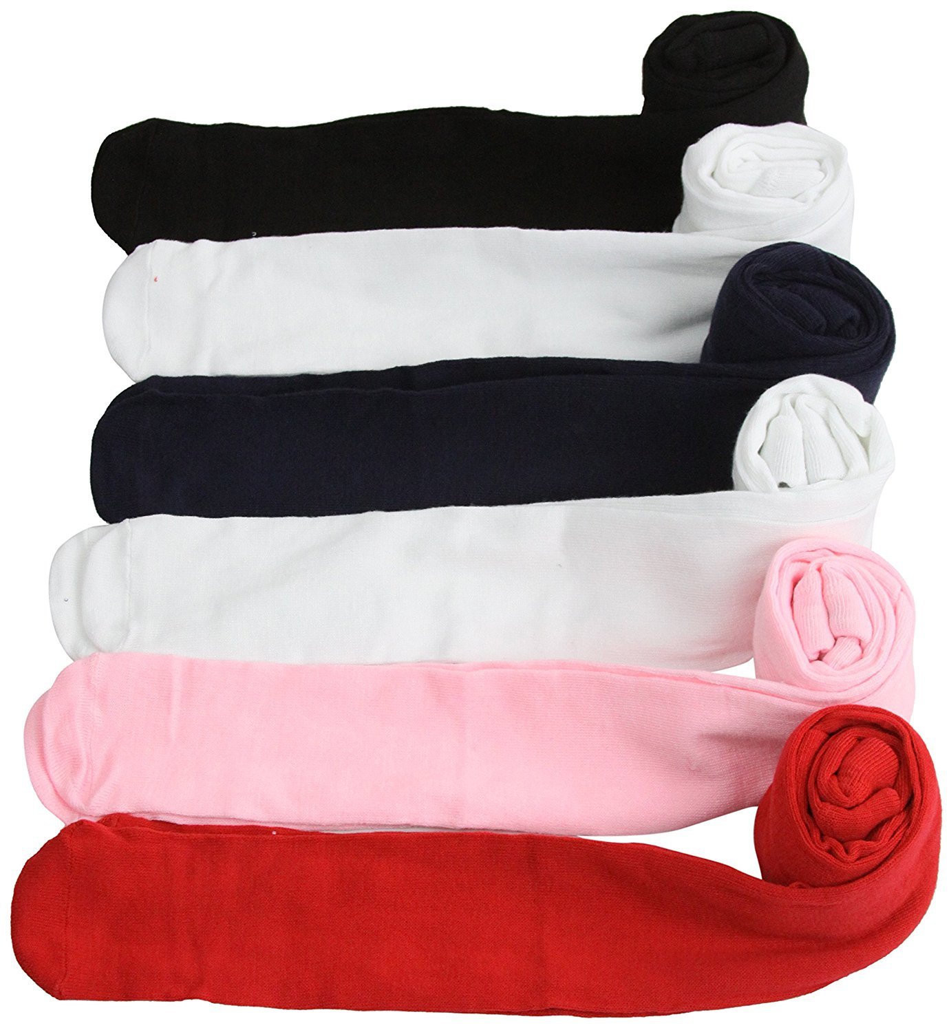 ToBeInStyle Girl's Pack of 6 Assorted Design Winter Tights - Picture 15 of 21