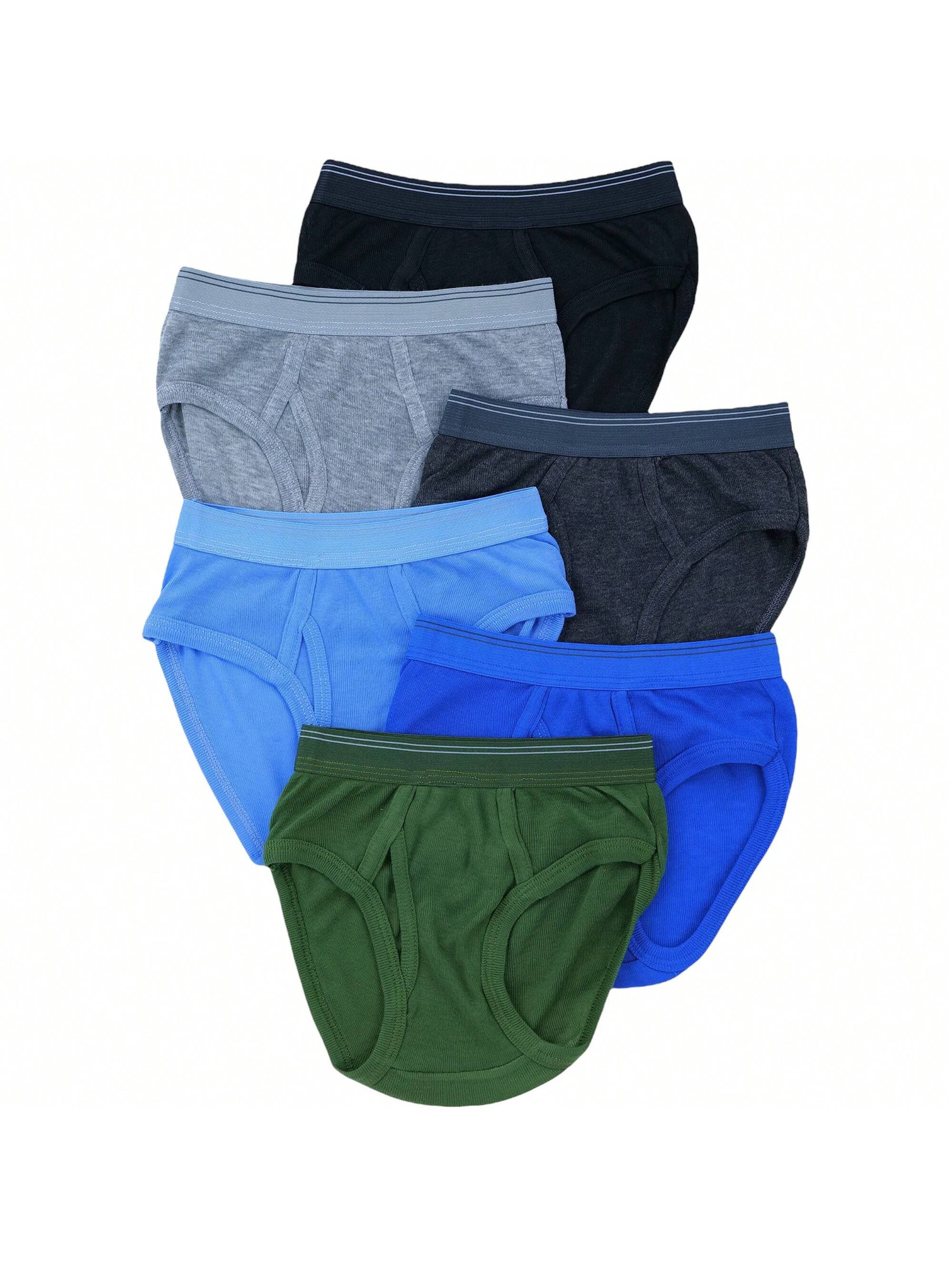 ToBeInStyle Boys' Pack Of 6 Cotton Or Nylon Assorted Brief Underwear - Picture 25 of 31