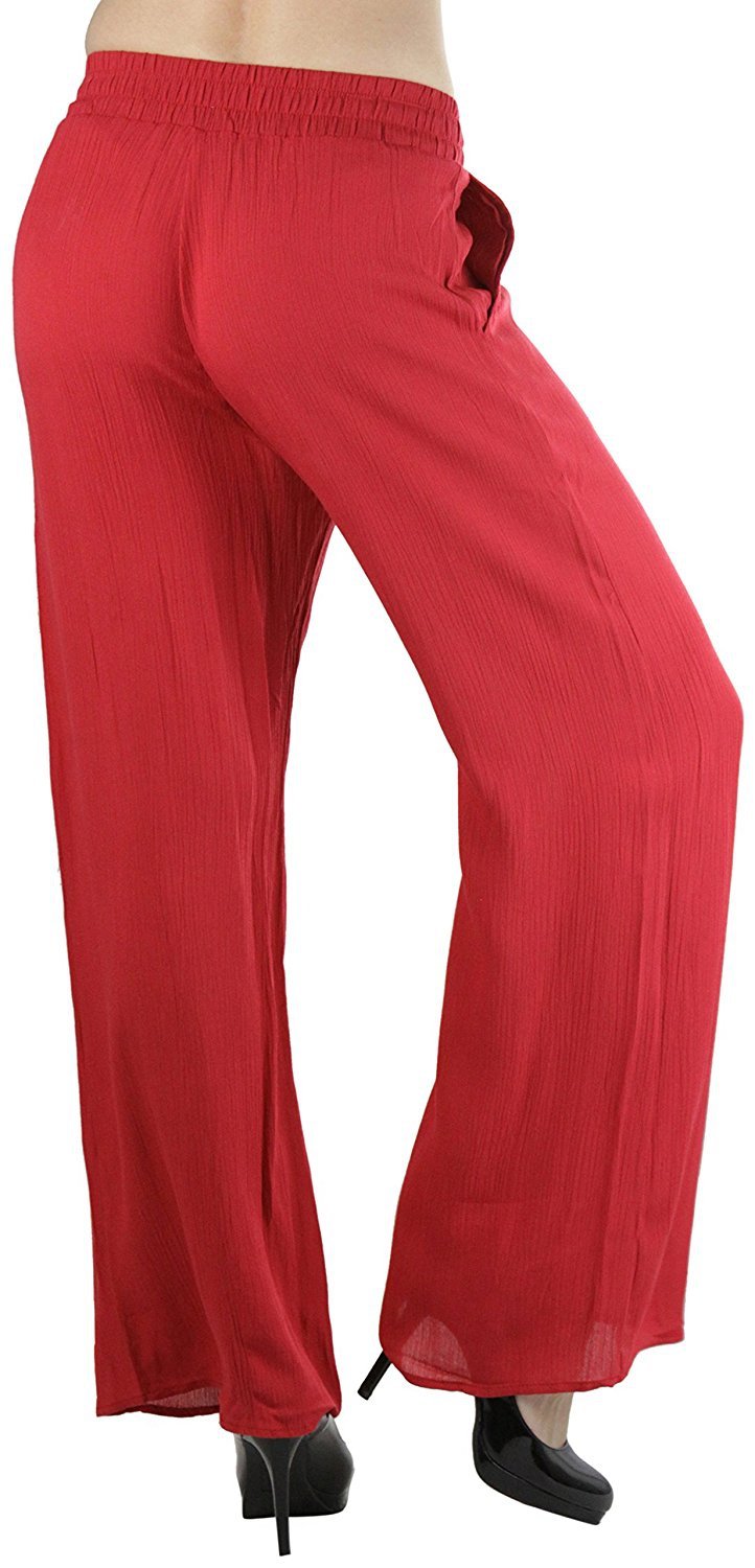 gauze palazzo pants