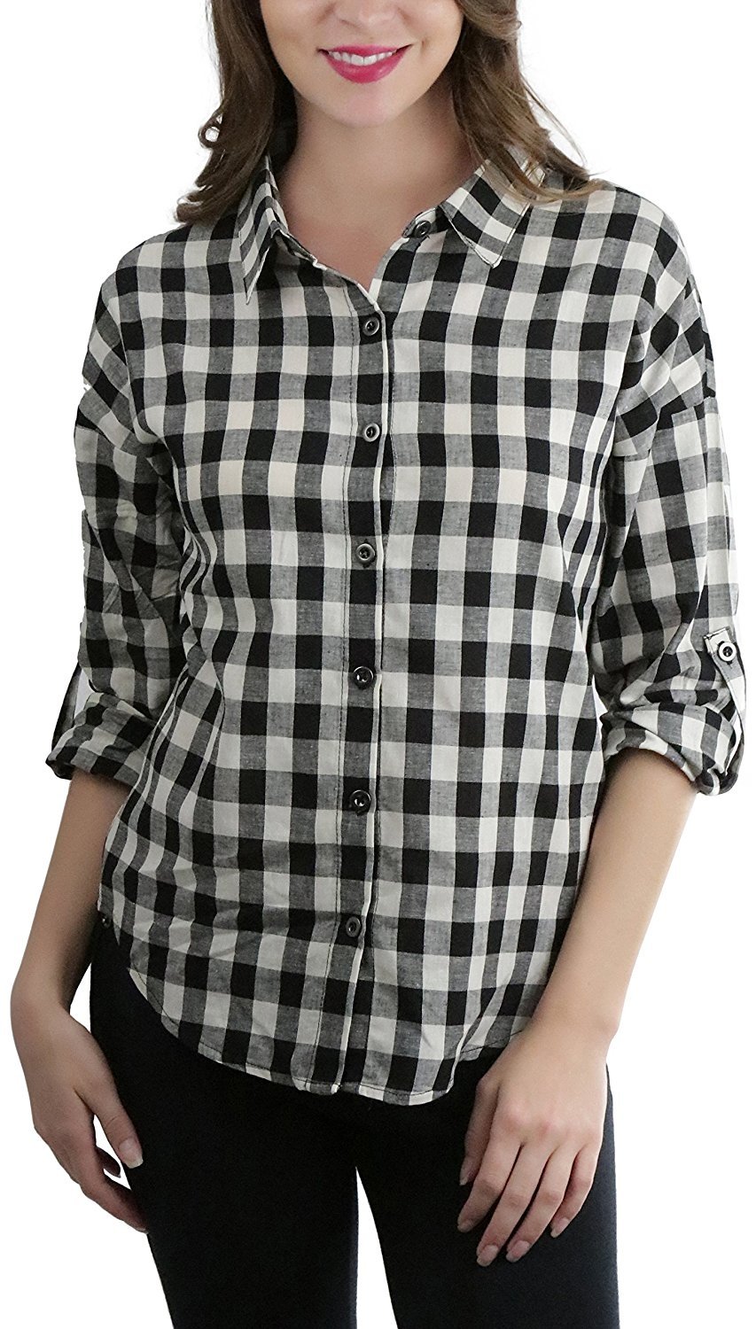 roll up sleeve with button tab