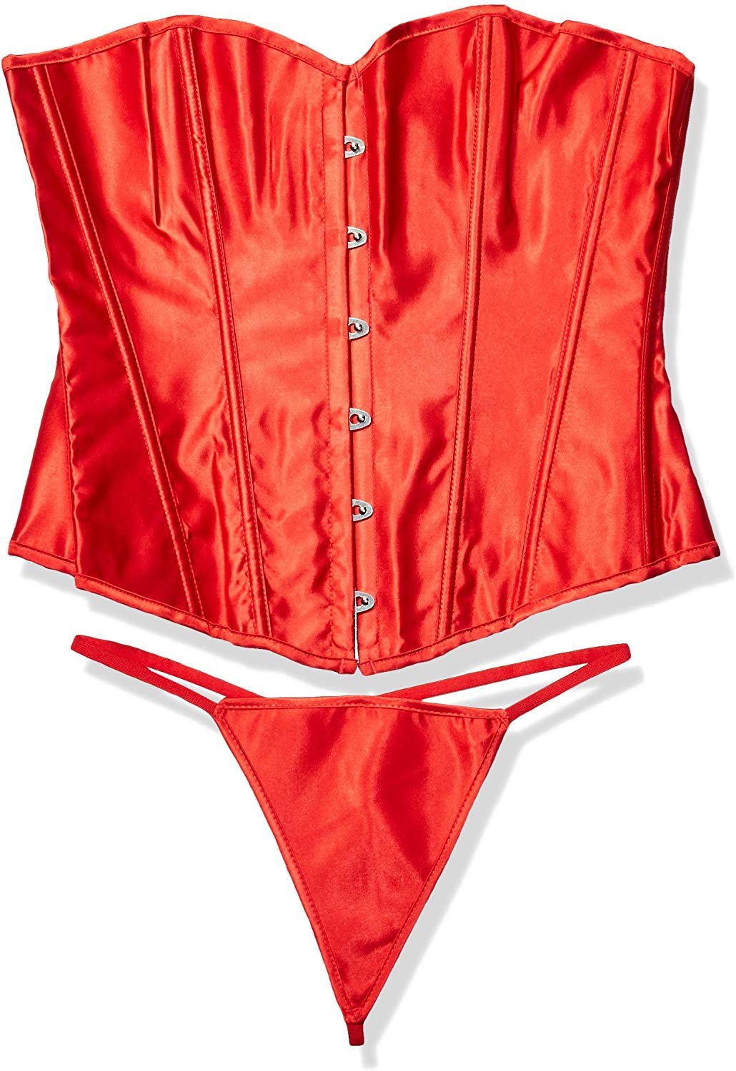 Daisy Corsets Women's 6 Piece Sexy Rainbow Girl Premium