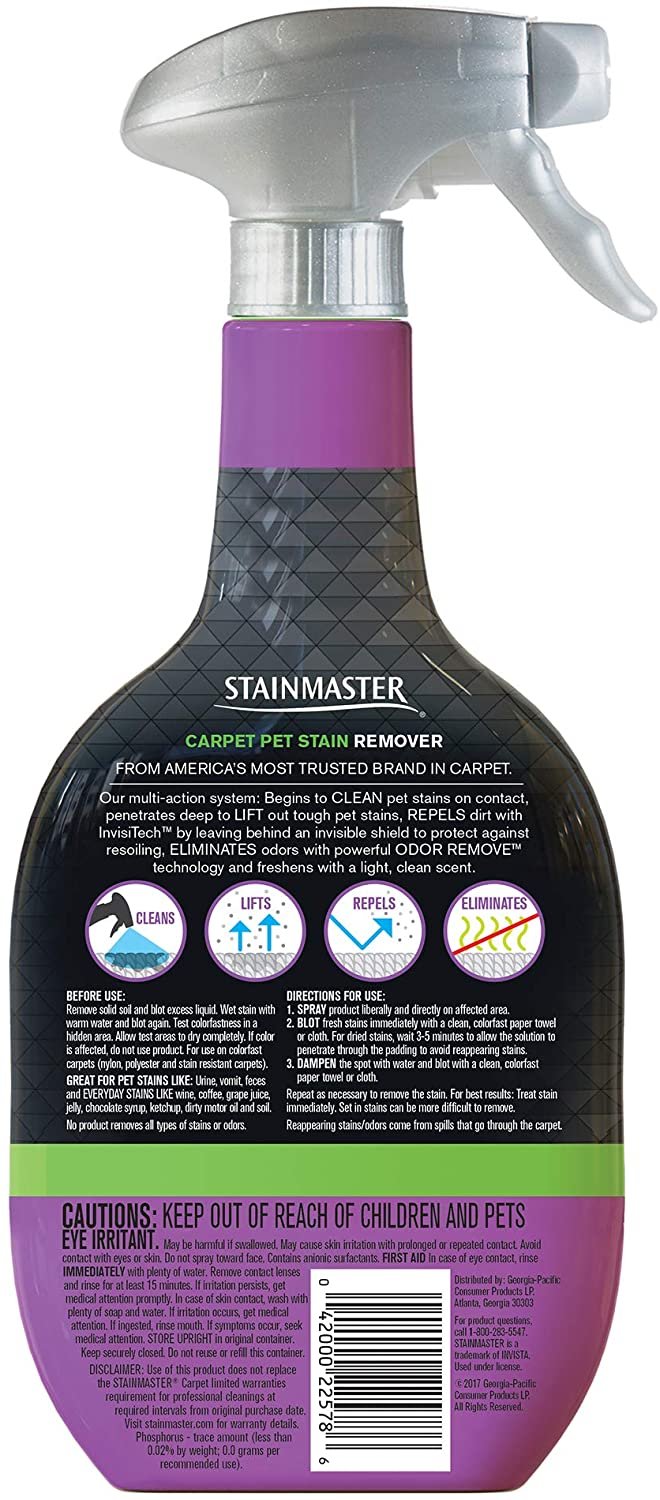 Stainmaster Carpet Pet Stain Remover, 22 fl oz eBay
