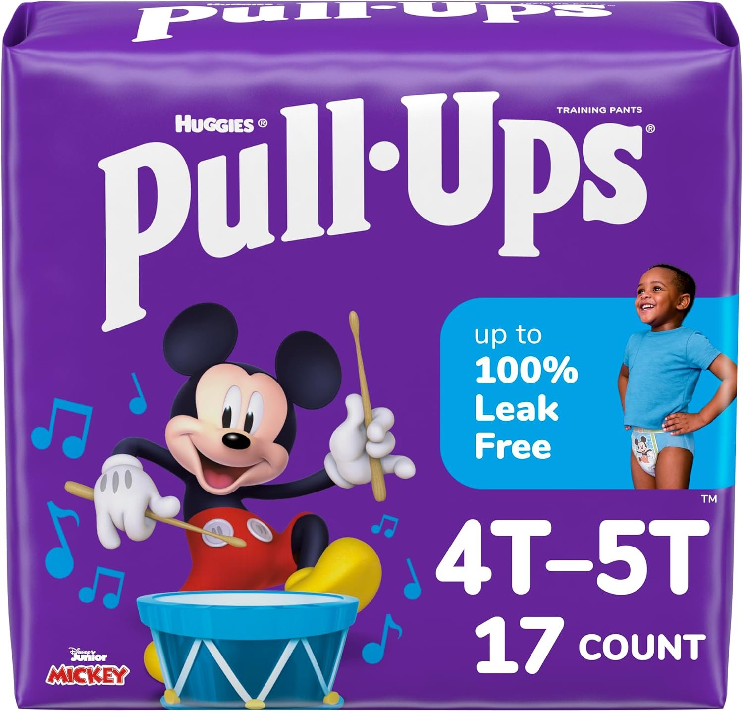 4x Disney Mickey Mouse Boys Huggies Pull UPS 2t 3t 18 34lbs 23ct