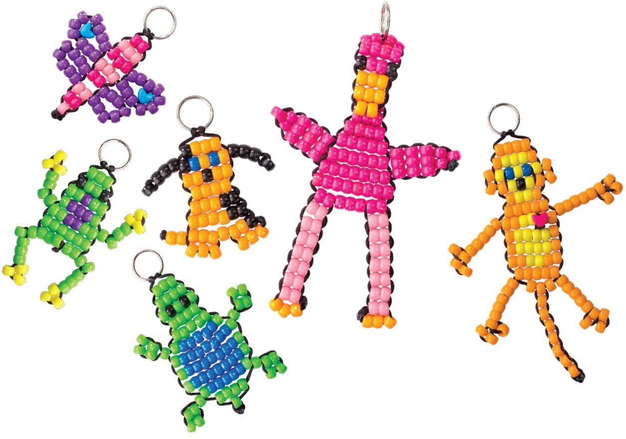 Cra-Z-Art Pop Color Neon Beadie Buddies Medium Box Jewelry Toys & Games