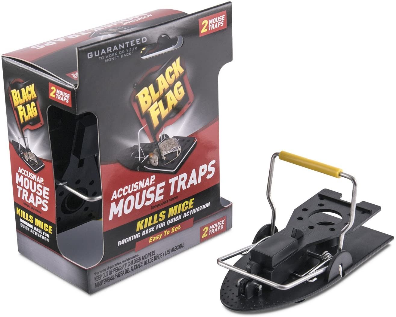 Black Flag Mouse Snap Traps