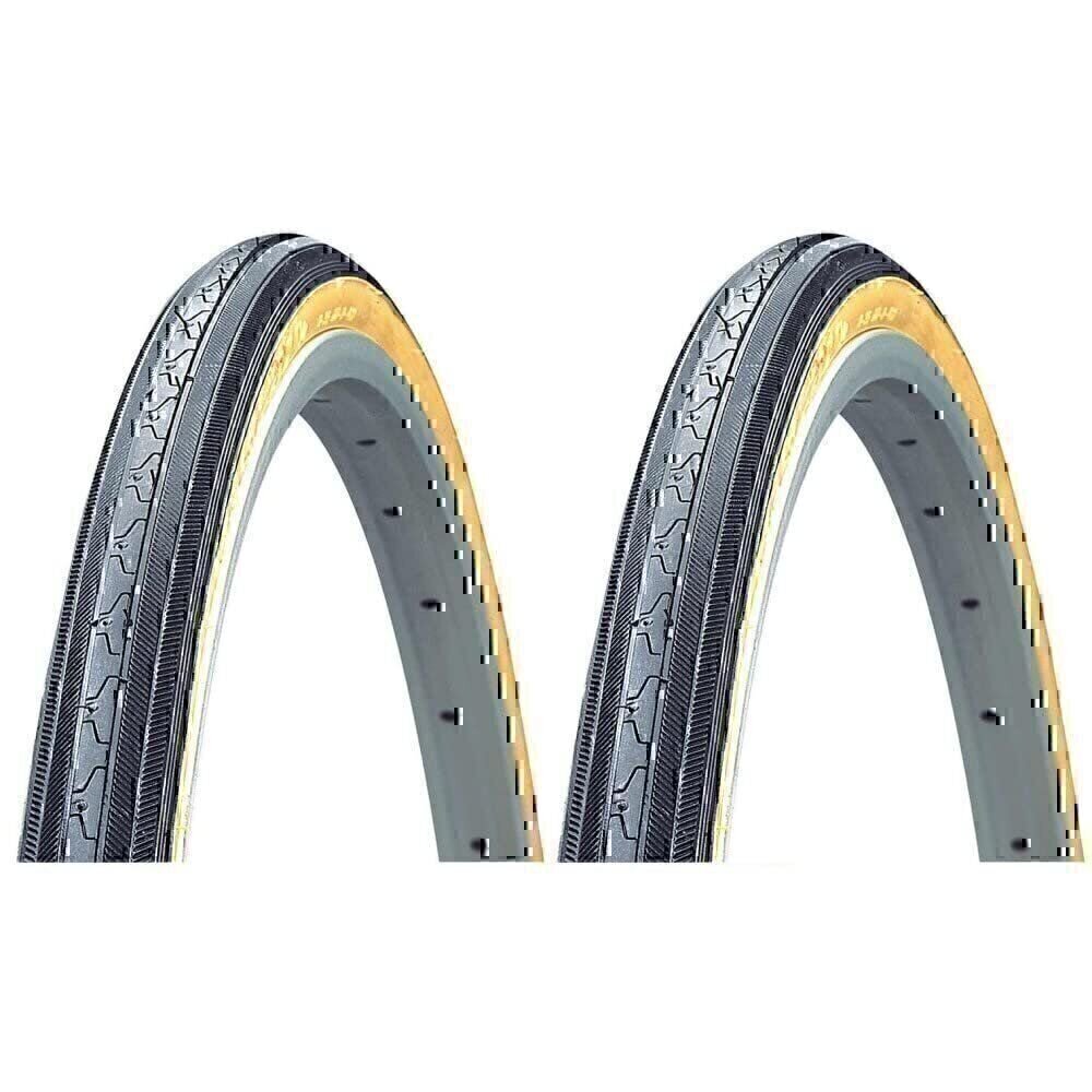 Kenda K35 Gumwall Sidewall 27 x 1-1/4 Road Bicycle Tires Wire Bead, Pair (2...