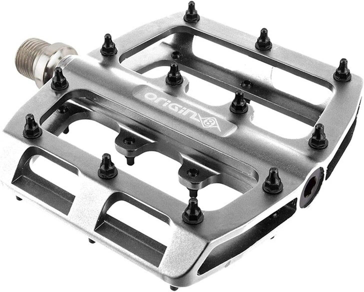 Origin8 Rascal Platform Pedals 9/16" - CNC Machined, Concave Alloy, Silver - Picture 1 of 1