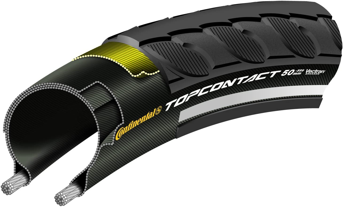 Continental Top Contact II Fold Reflex Bike Tire