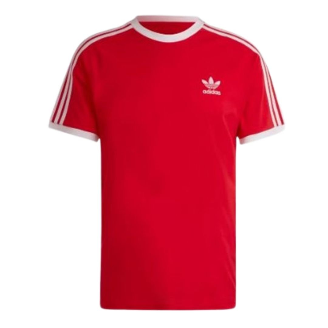 Adidas Originals California Men's T-Shirt Trefoil Retro 3-Stripes Short Sleeve - Picture 8 of 17