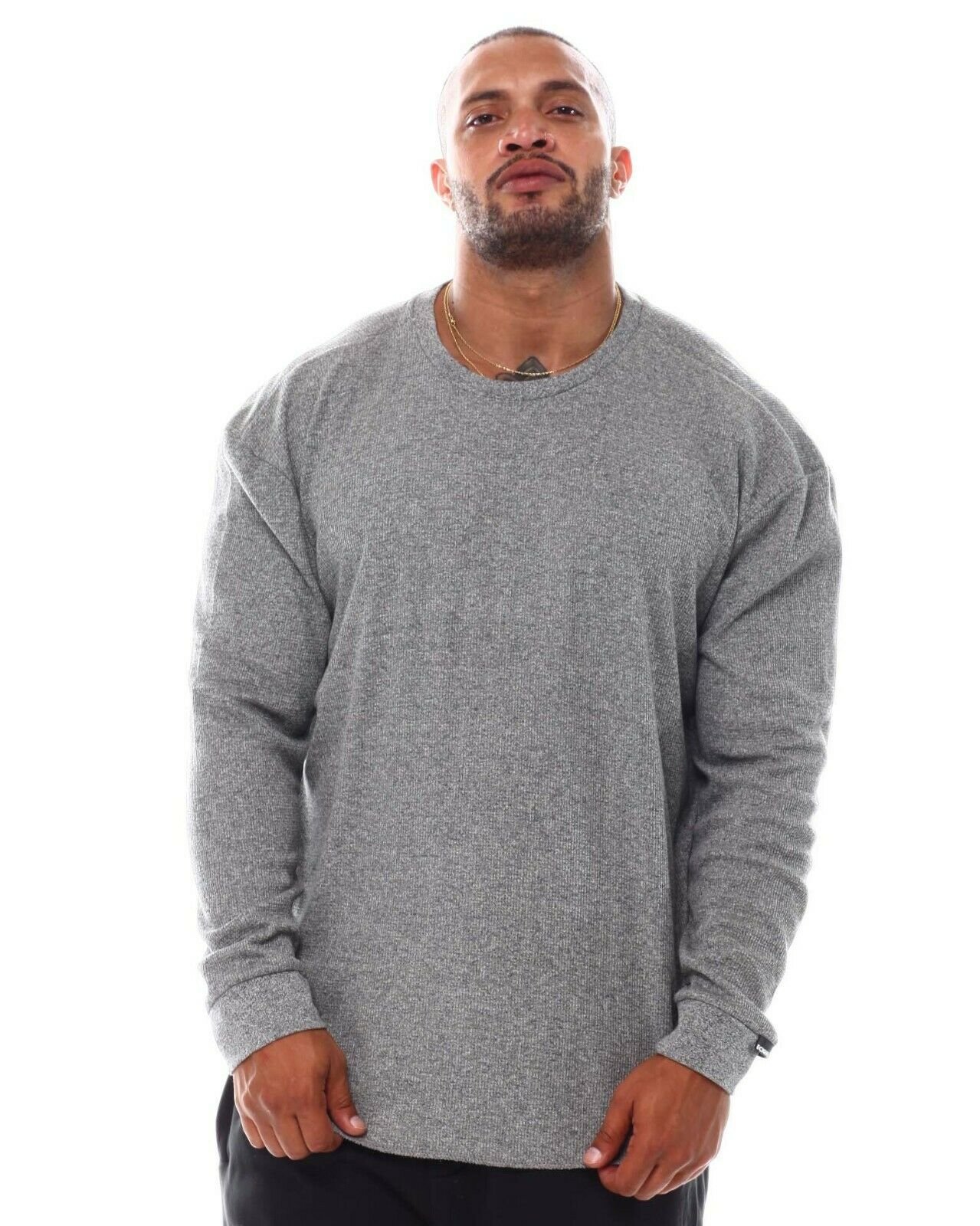 Ecko Unltd Men's Thermal Shirt Long Sleeve Medium Weight Waffle Knit Big &  Tall