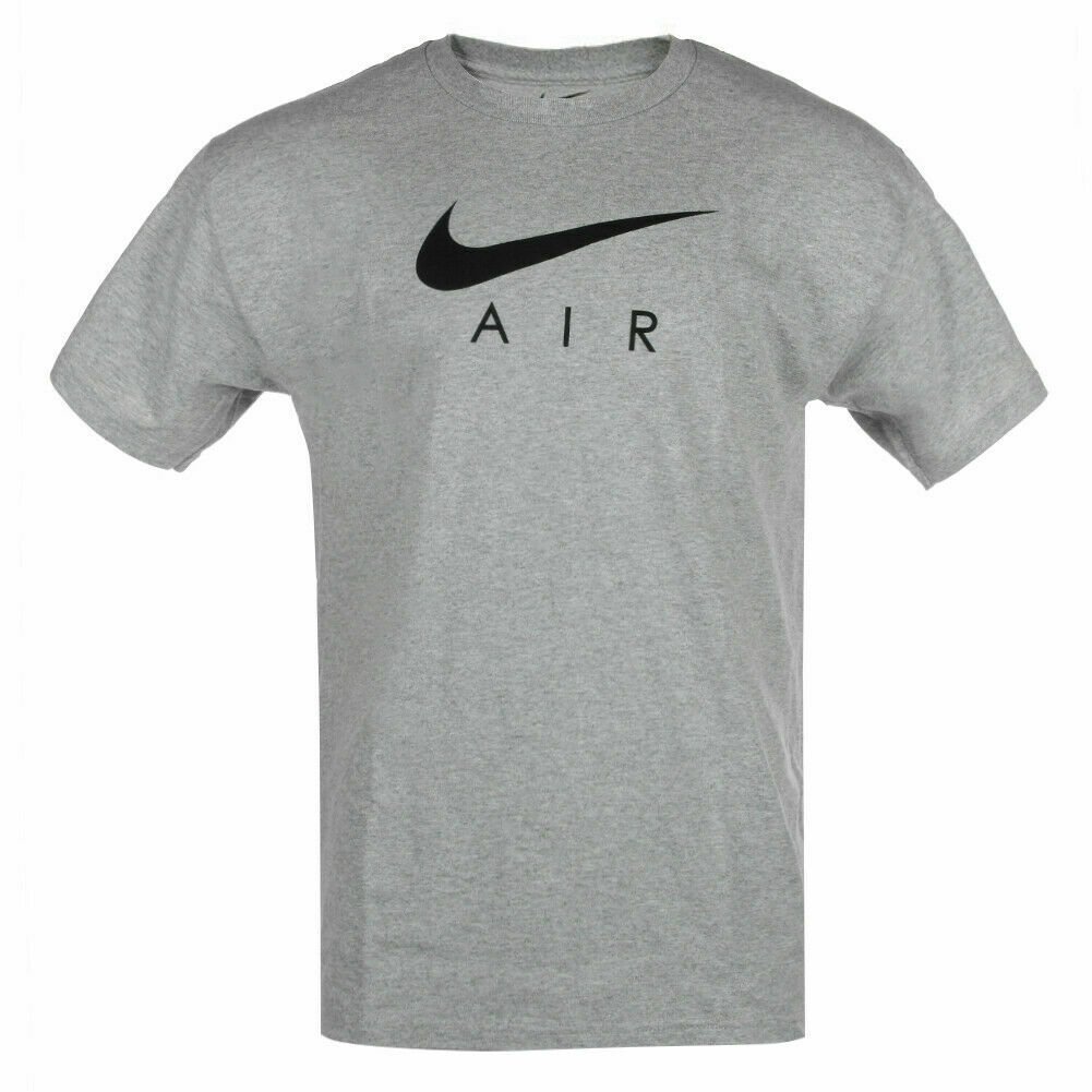 Nike Air Mens T-Shirt Athletic Short Sleeve Swoosh AIR Logo Graphic Gym Active