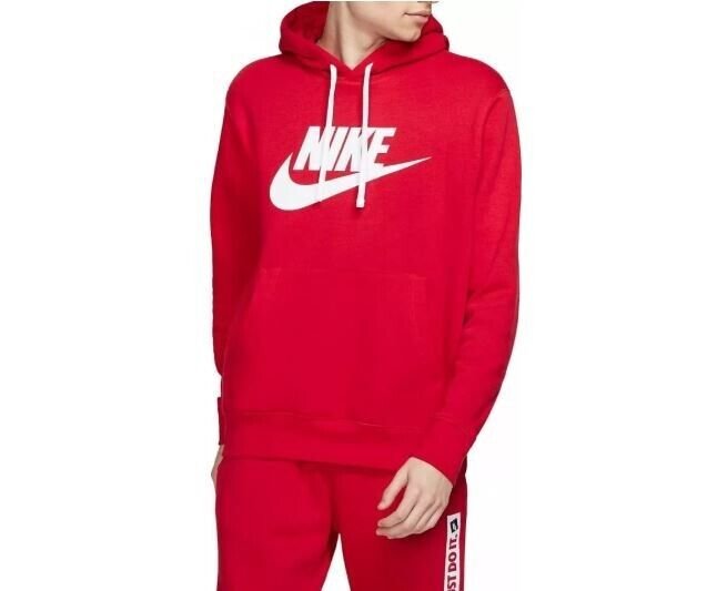 Nike Men's Hoodie Sportswear Club Fleece Active Graphic Pullover Sweatshirt