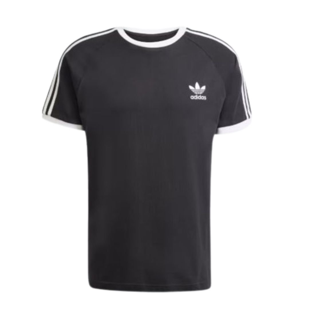 Adidas Originals California Men's T-Shirt Trefoil Retro 3-Stripes Short Sleeve - Picture 2 of 16