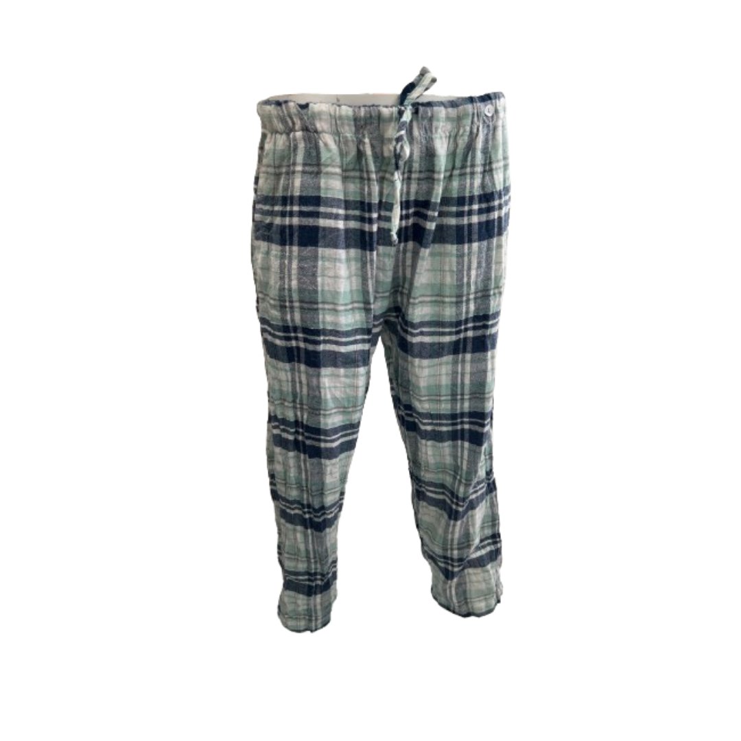 Men's Pajama Pants Flannel Cotton Blend Plaid Sleep Super Soft Lounge Bottoms PJ - Picture 19 of 29
